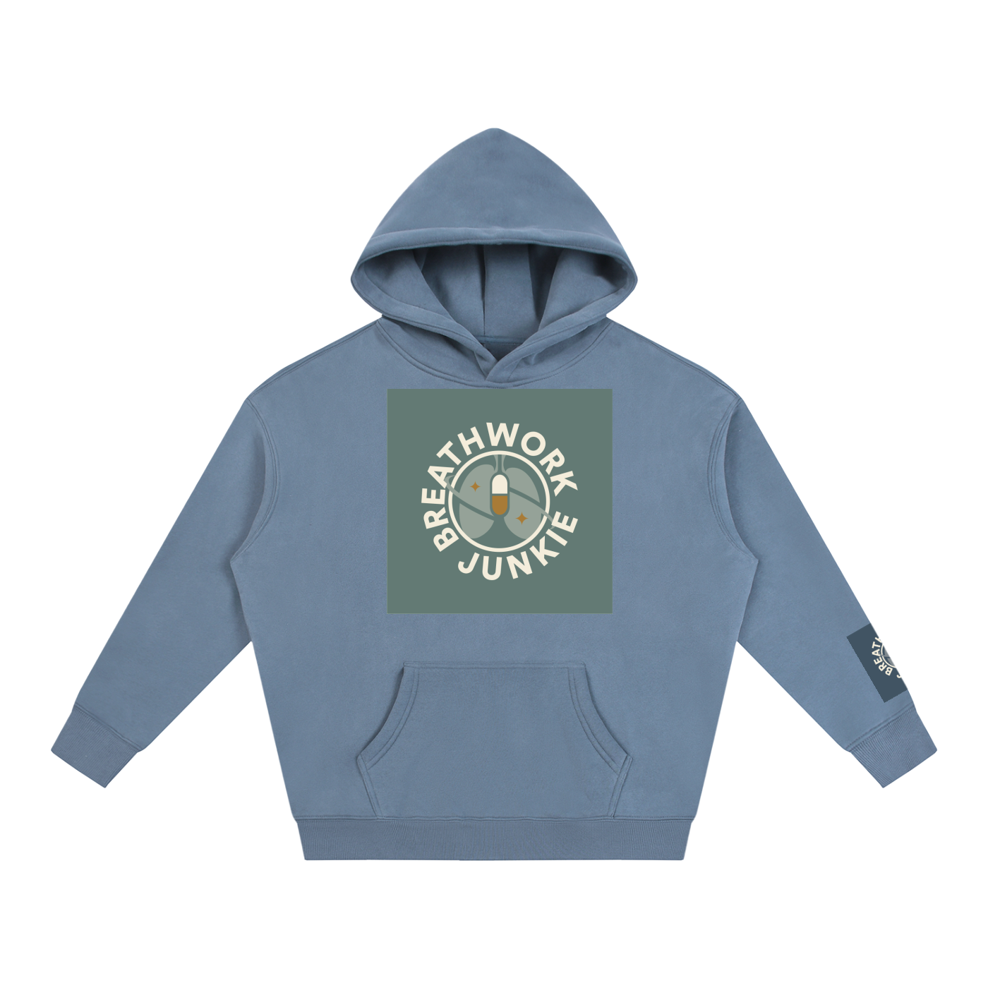 breathwork,junkie,hoodie,oversized