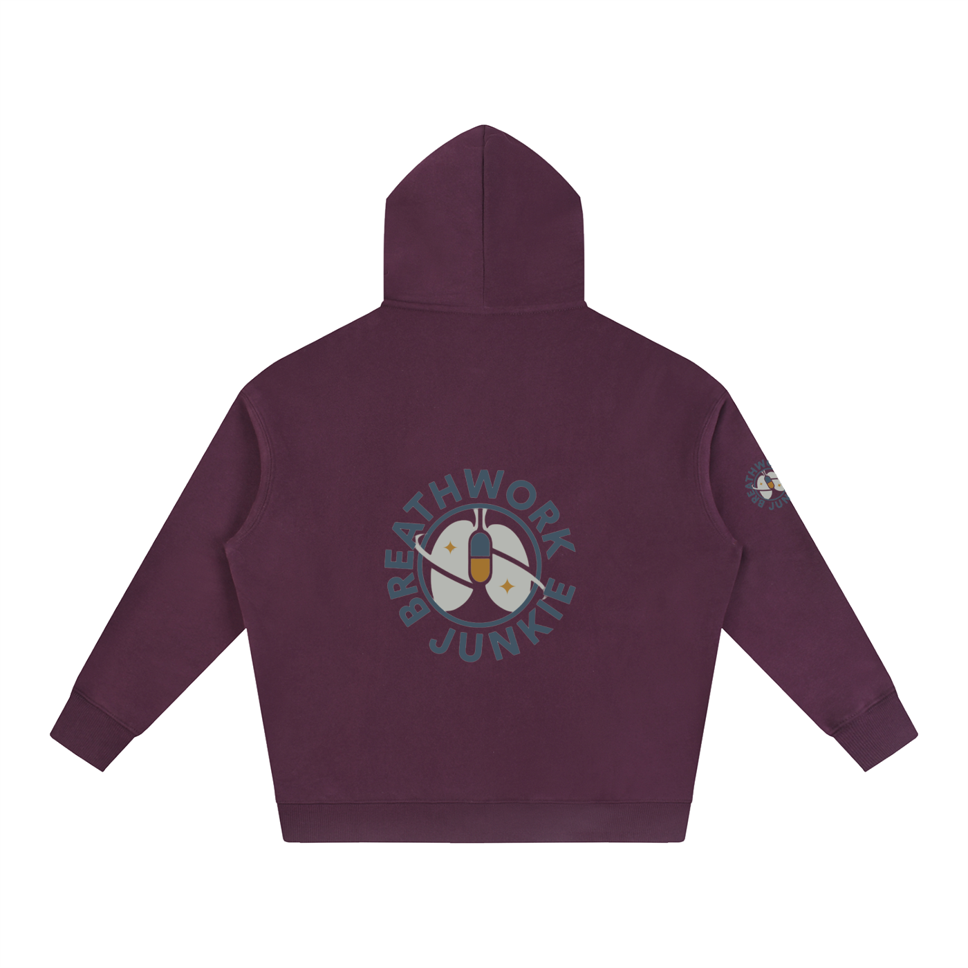 Breathwork Junkie Oversize Fleeced Hoodie