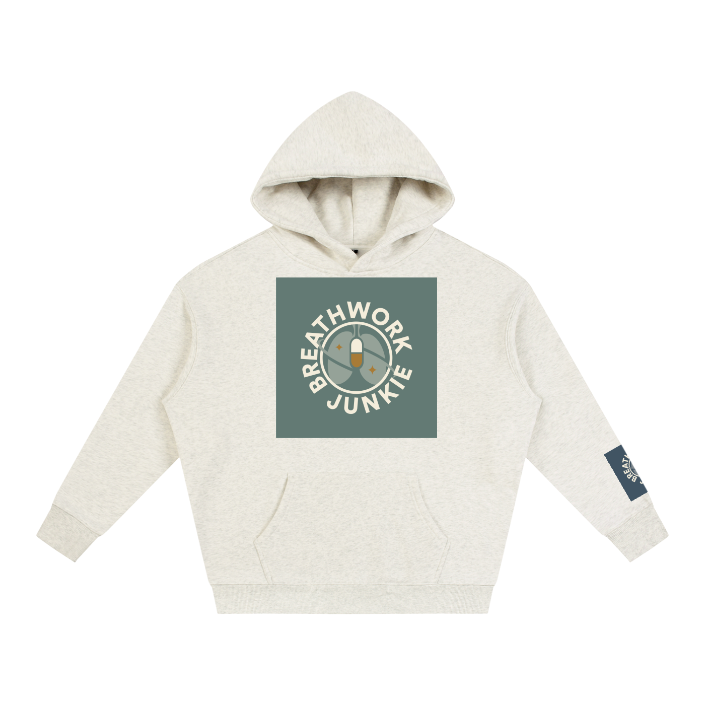 breathwork,junkie,hoodie,oversized