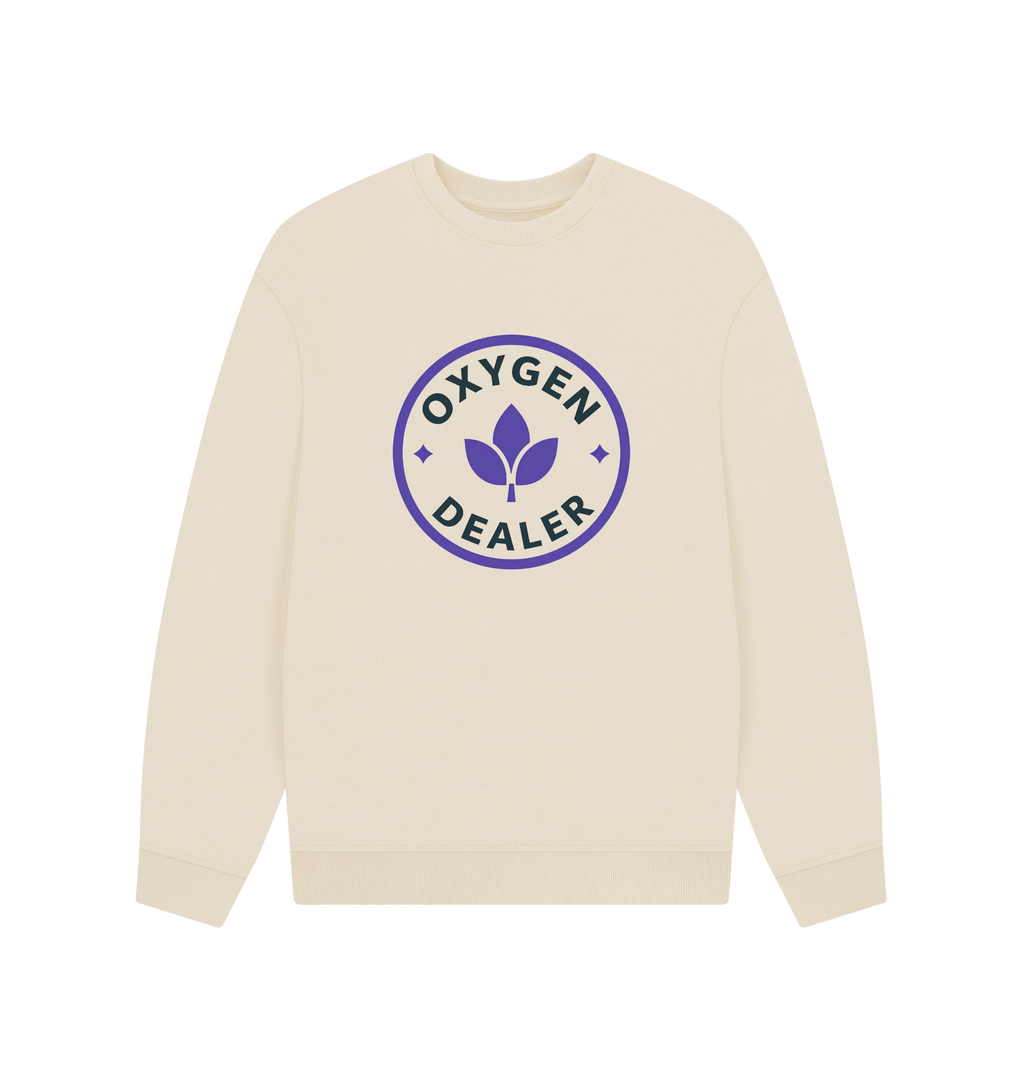 Oat Printed Sweater Front