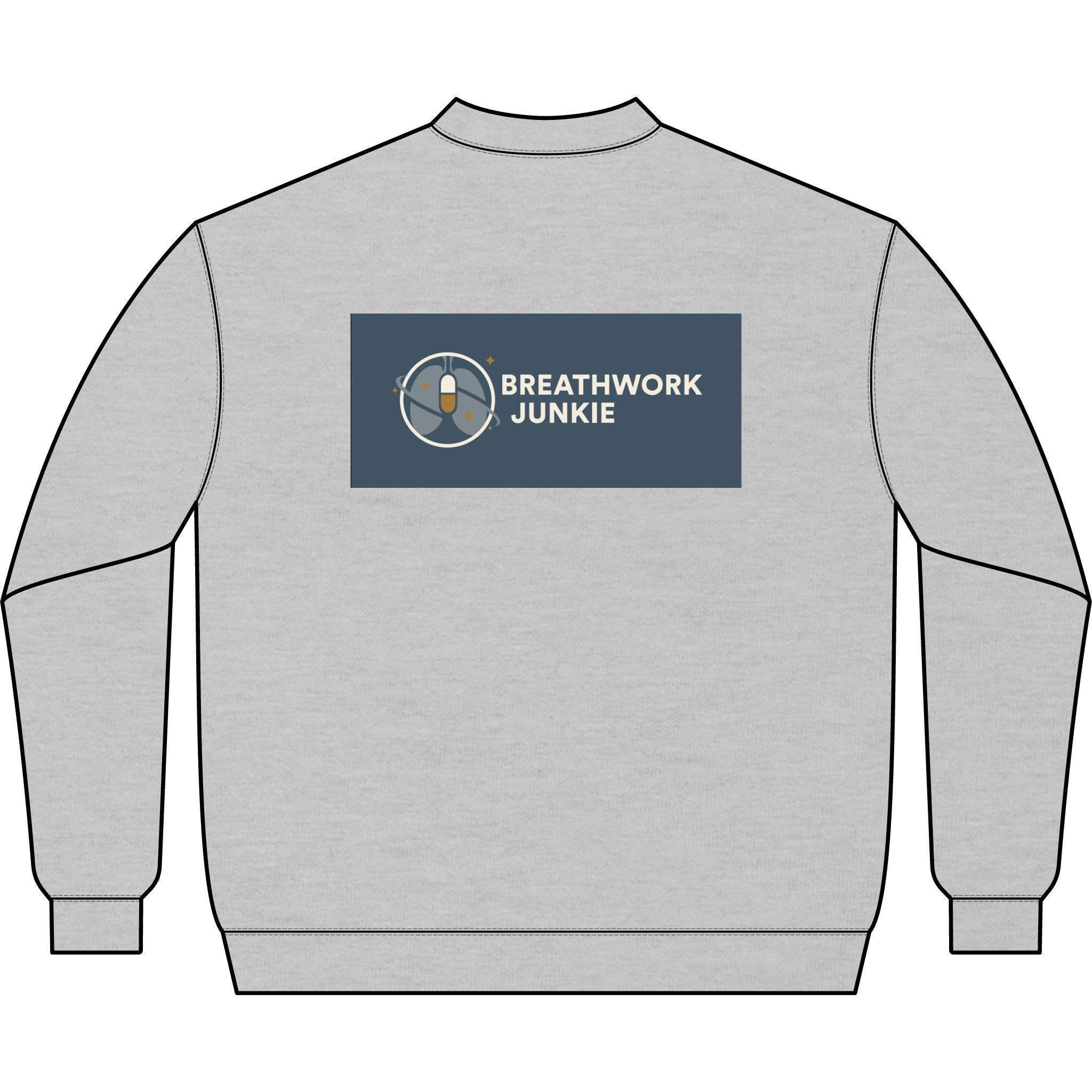 Q-Zip Sweatshirt — Breathwork Junkie Logo Crewneck