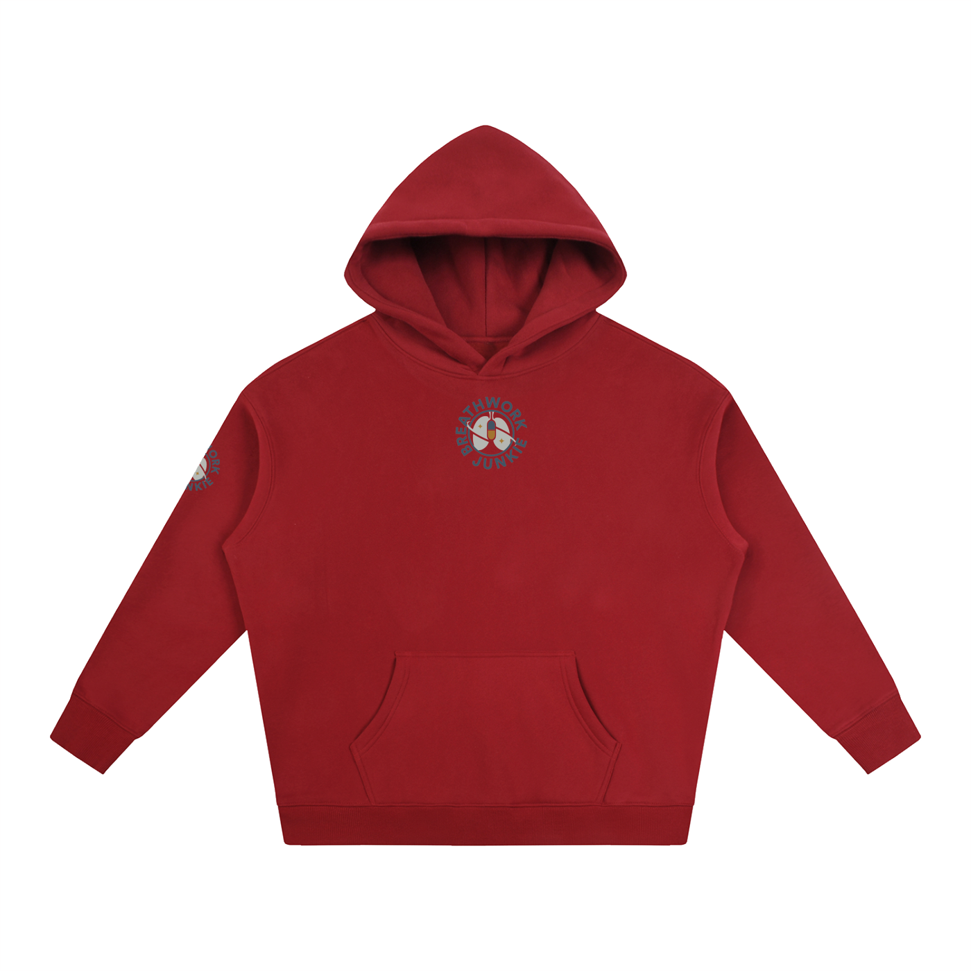 Breathwork Junkie Oversize Fleeced Hoodie