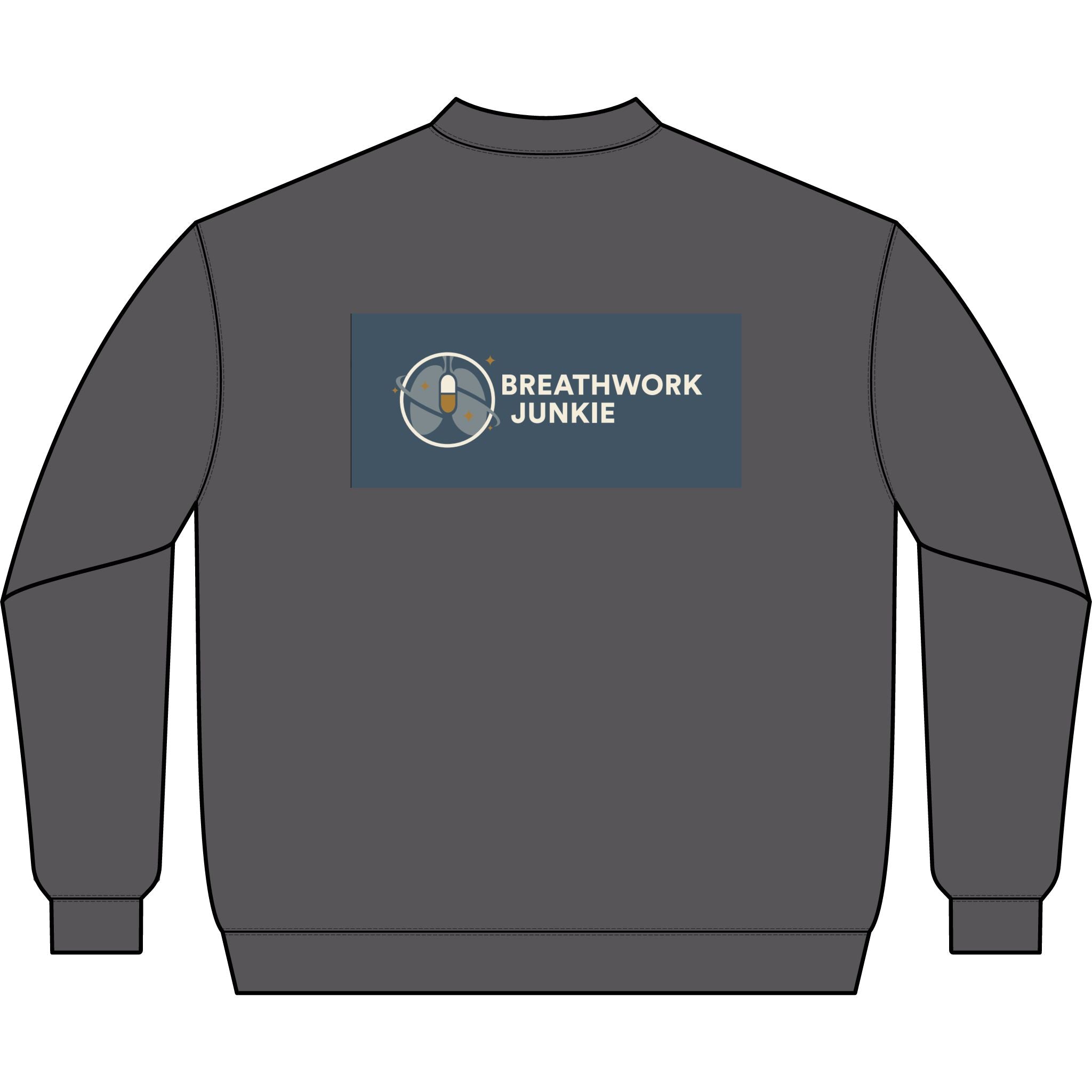 Q-Zip Sweatshirt — Breathwork Junkie Logo Crewneck