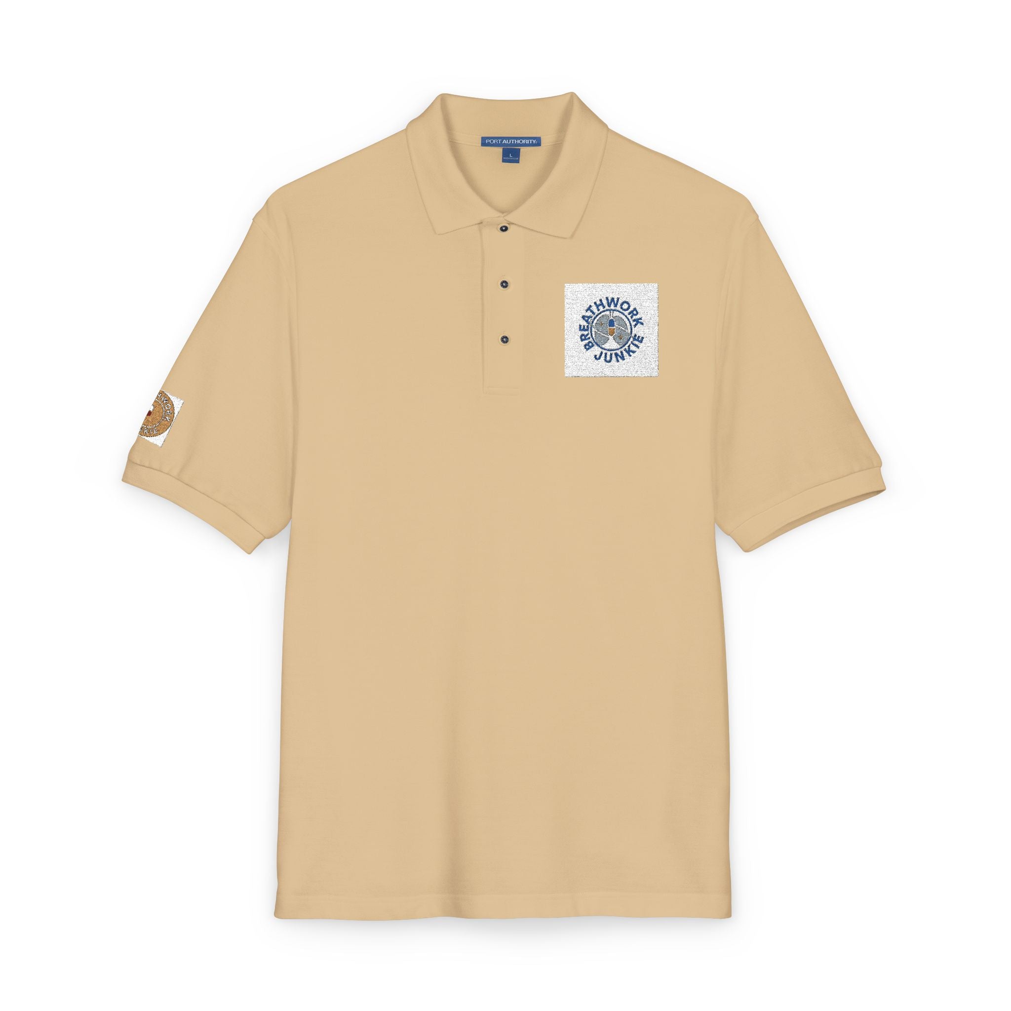 Embroidered Breathwork Logo Polo