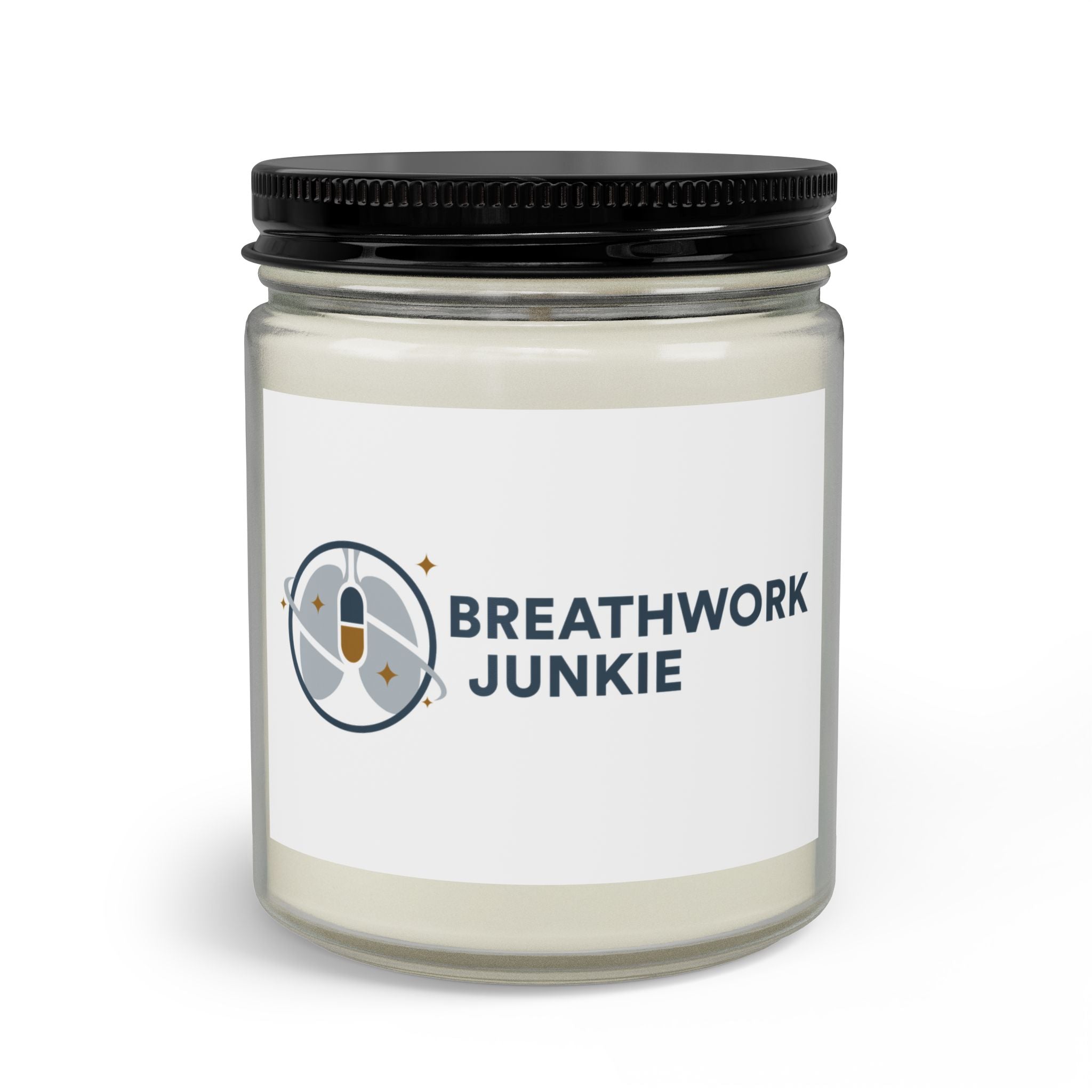 Breathwork Junkie Candle Set — Aromatherapy Soy Candle with Matches & Wick Trimmer