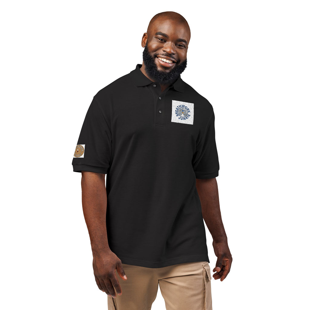 Embroidered Breathwork Logo Polo