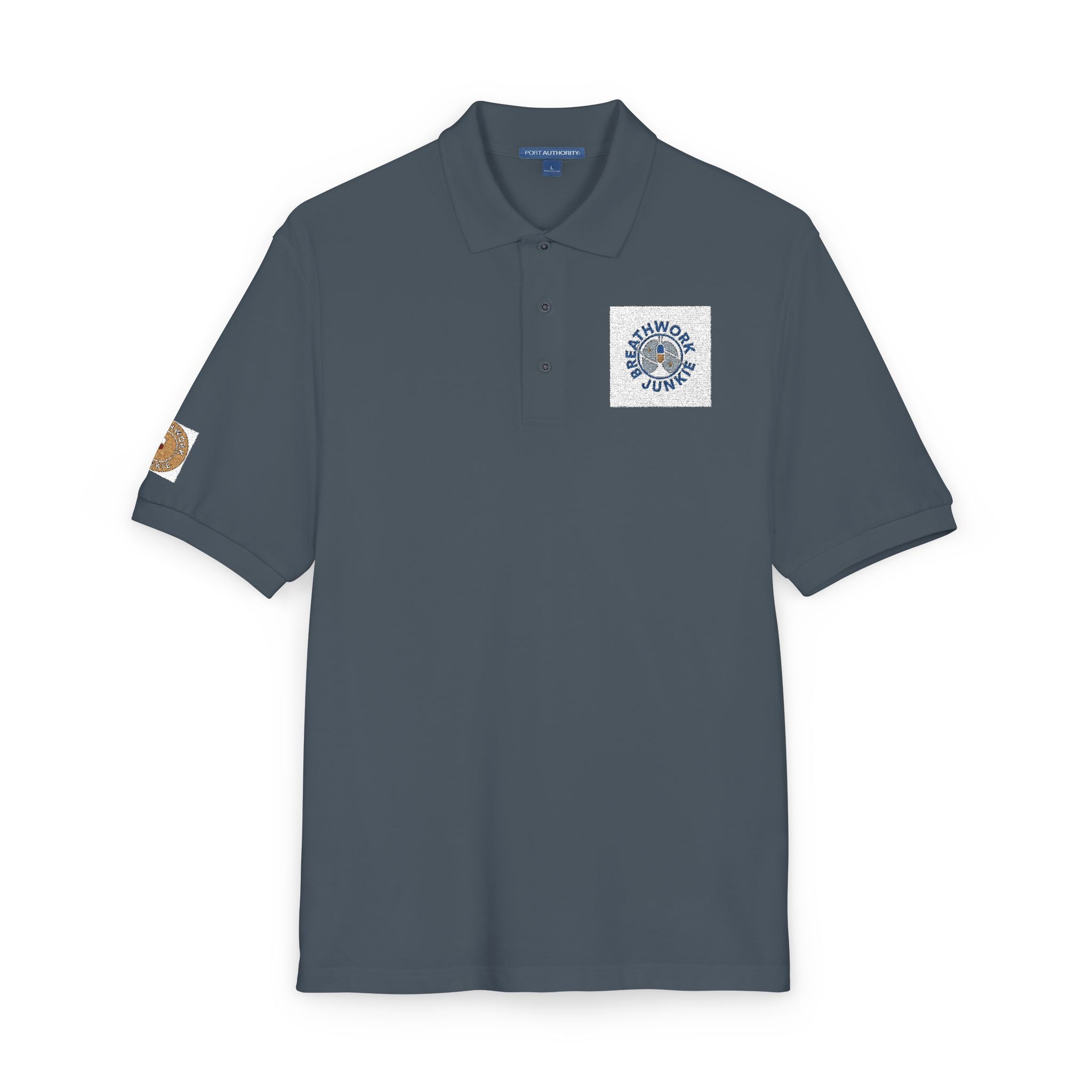 Embroidered Breathwork Logo Polo