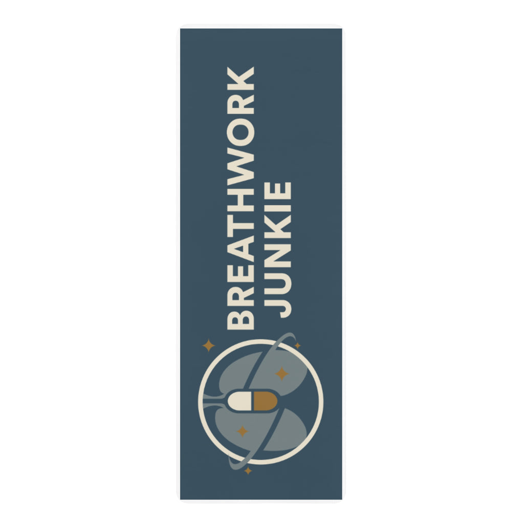 Breathwork Junkie Rubber Yoga Mat – Non-Slip Mat