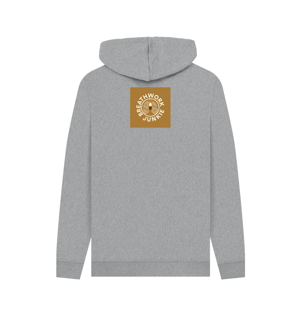 Light Heather Printed Hoody Back