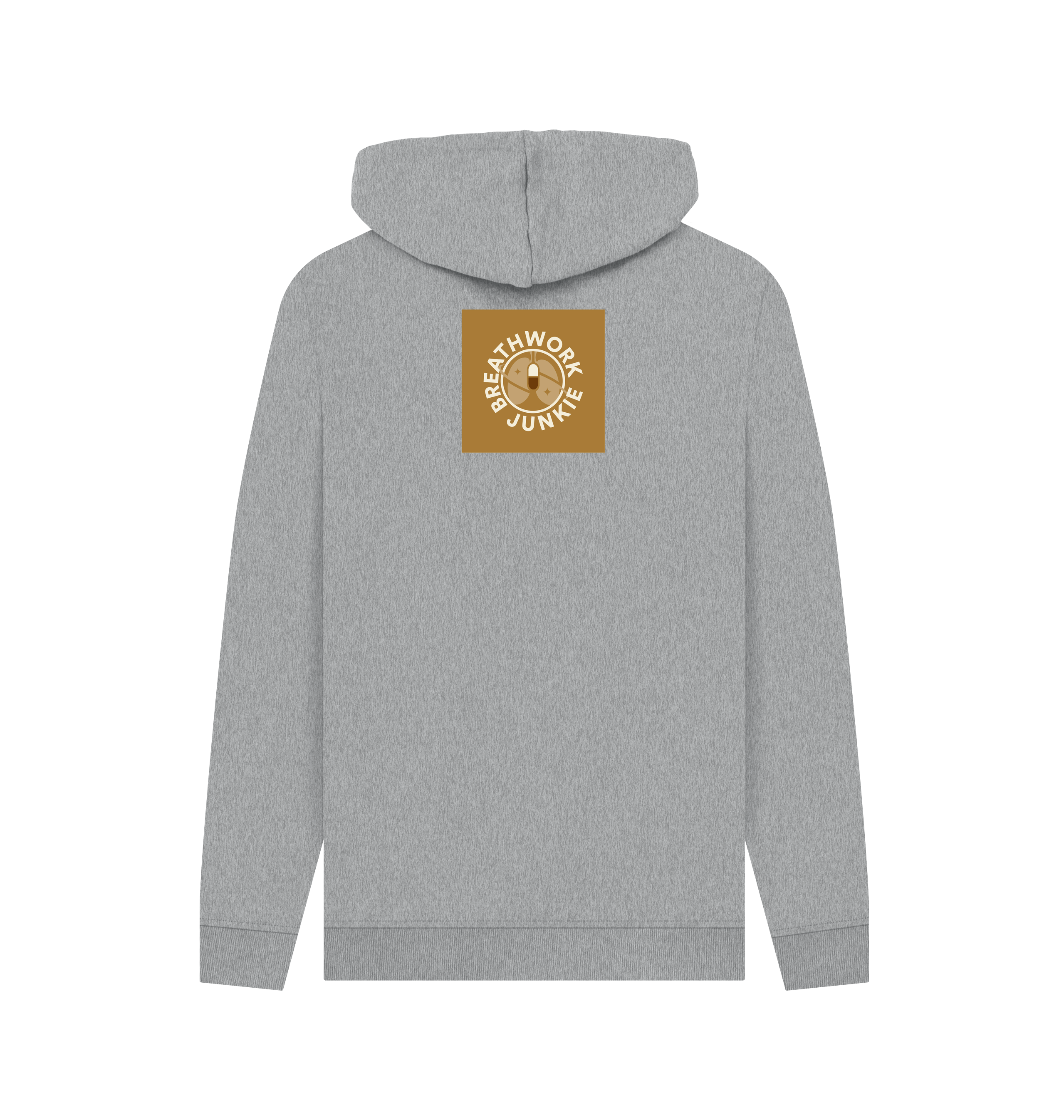 Light Heather Printed Hoody Back