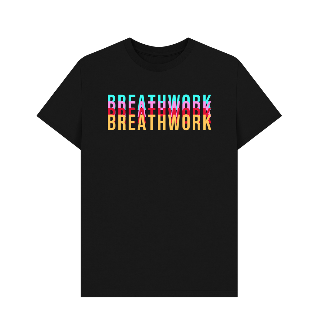 Black Printed T-shirt Front