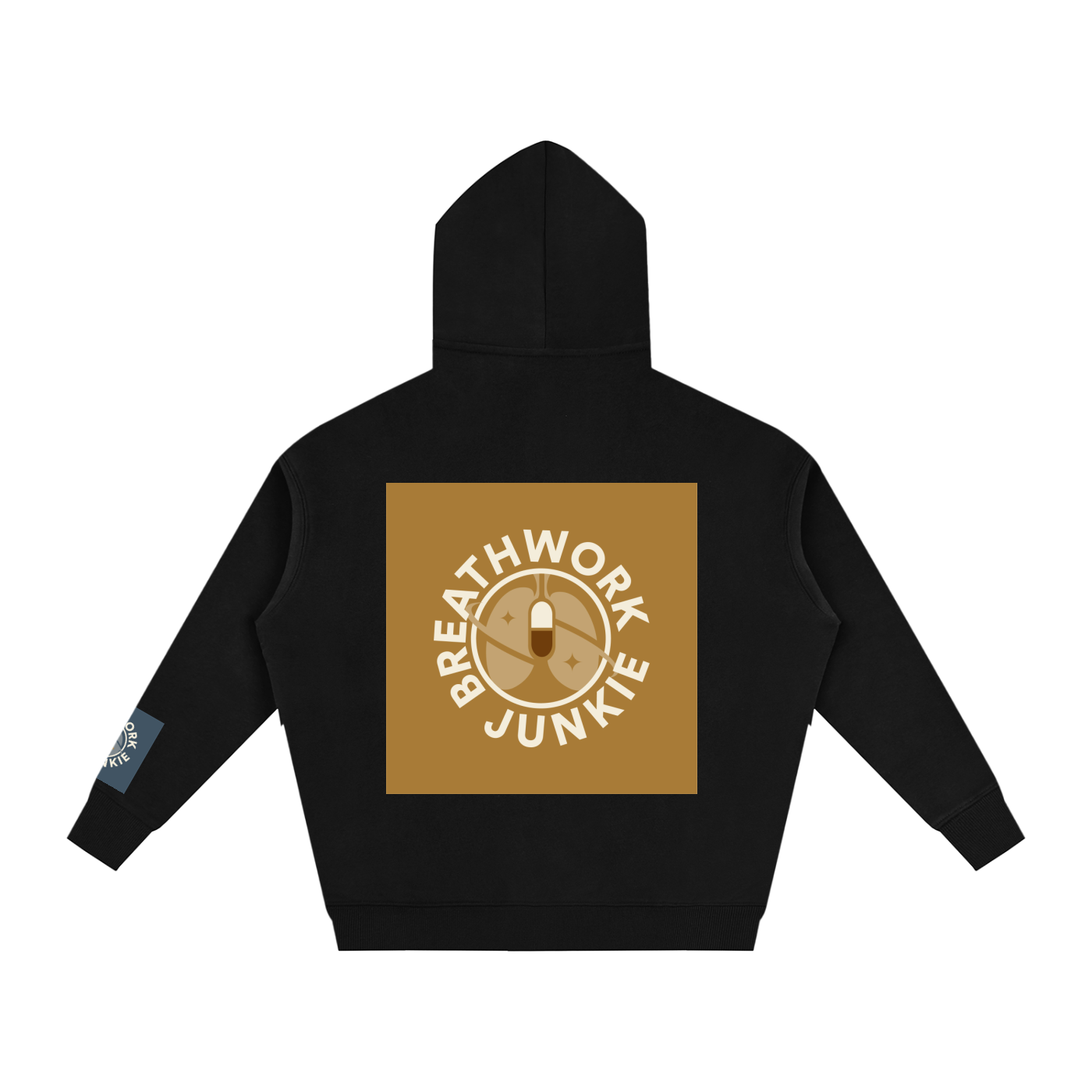breathwork,junkie,hoodie,oversized