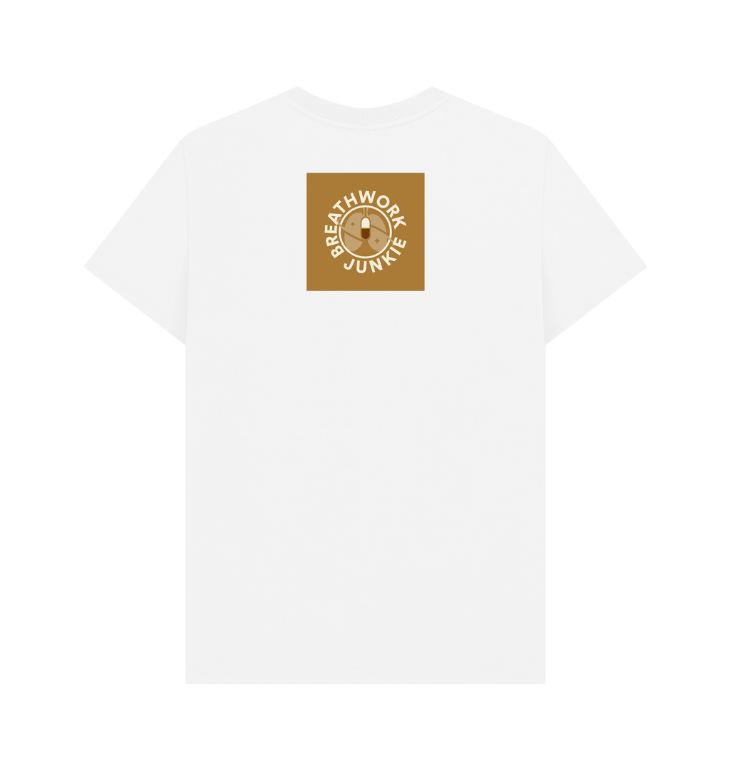 White Printed T-shirt Back