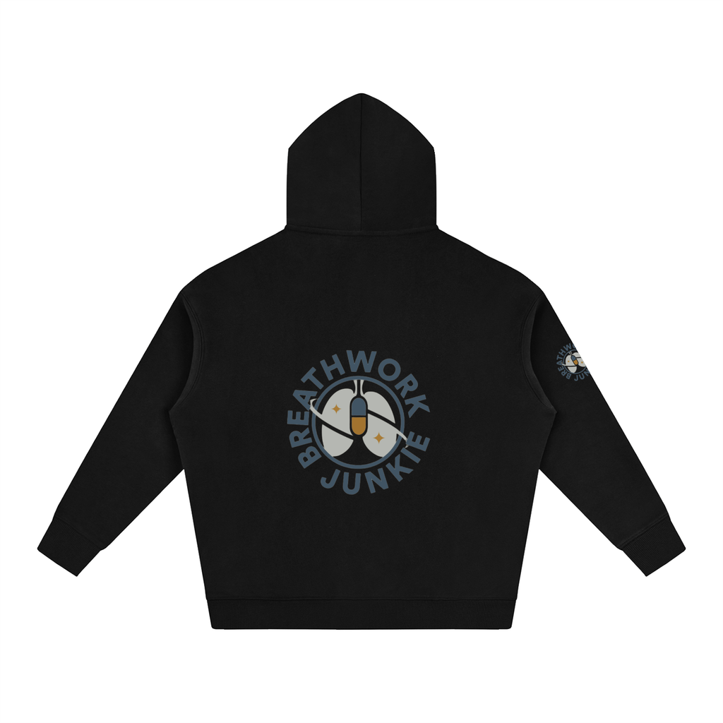 Breathwork Junkie Oversize Fleeced Hoodie
