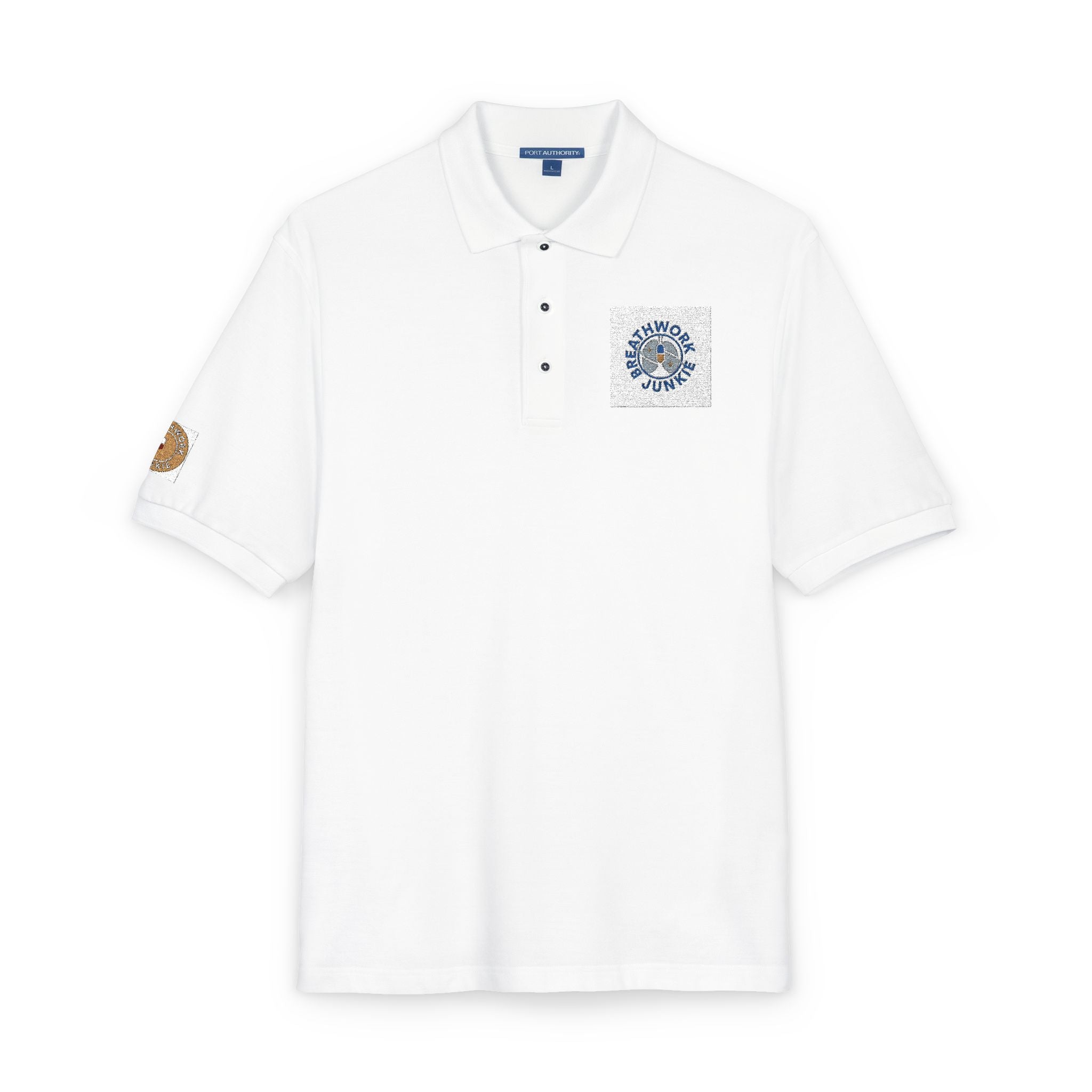 Embroidered Breathwork Logo Polo