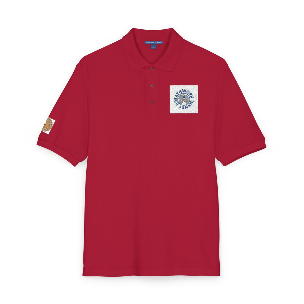 Embroidered Breathwork Logo Polo