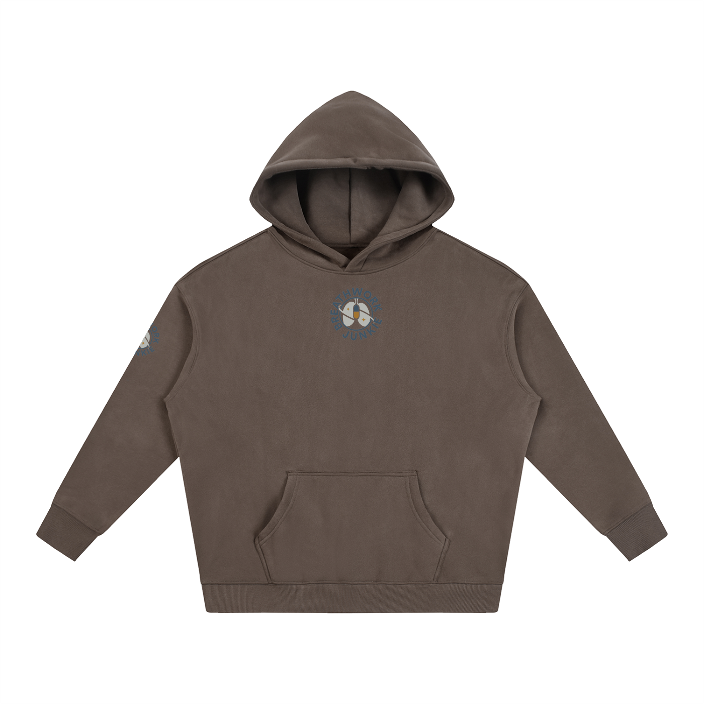 Breathwork Junkie Oversize Fleeced Hoodie
