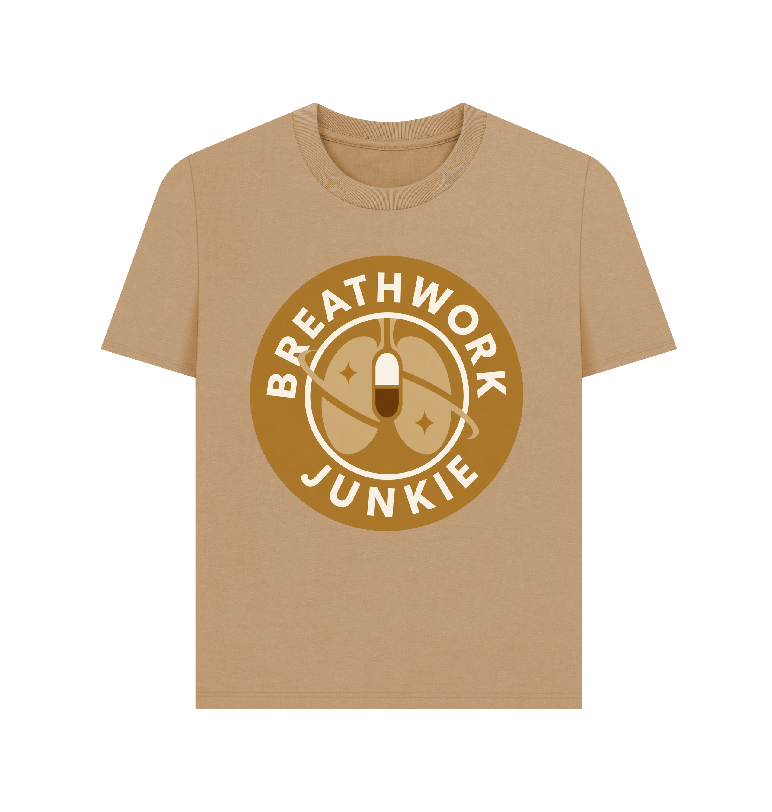 Sand Printed T-shirt Front