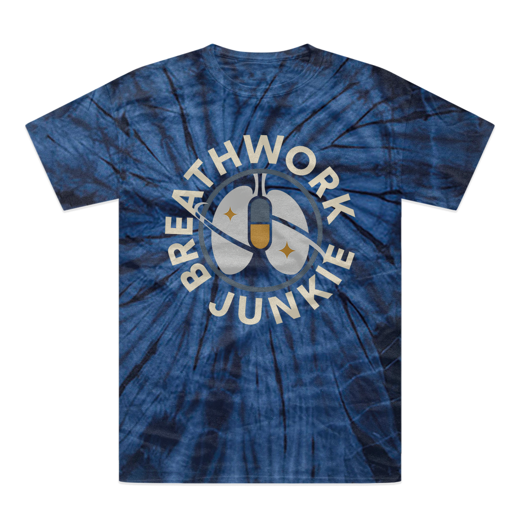 Breathwork Logo Tonal Spider Tie-Dye T-Shirt