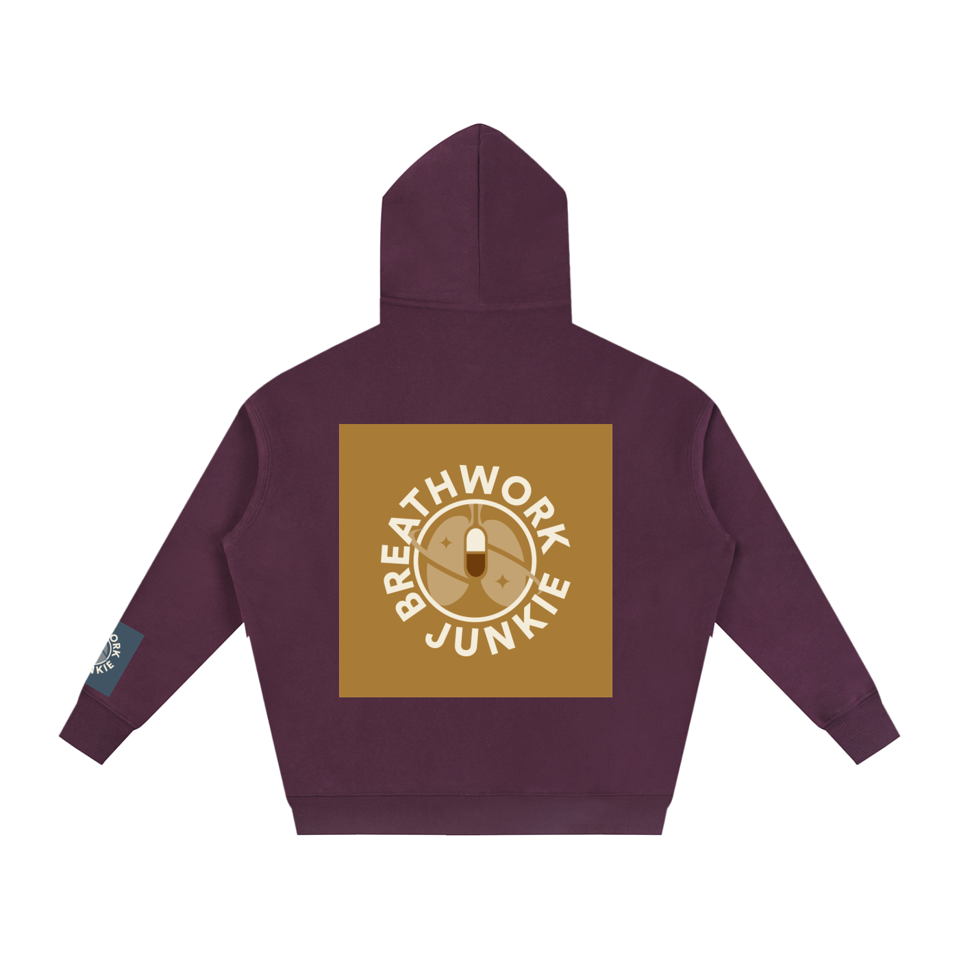 breathwork,junkie,hoodie,oversized