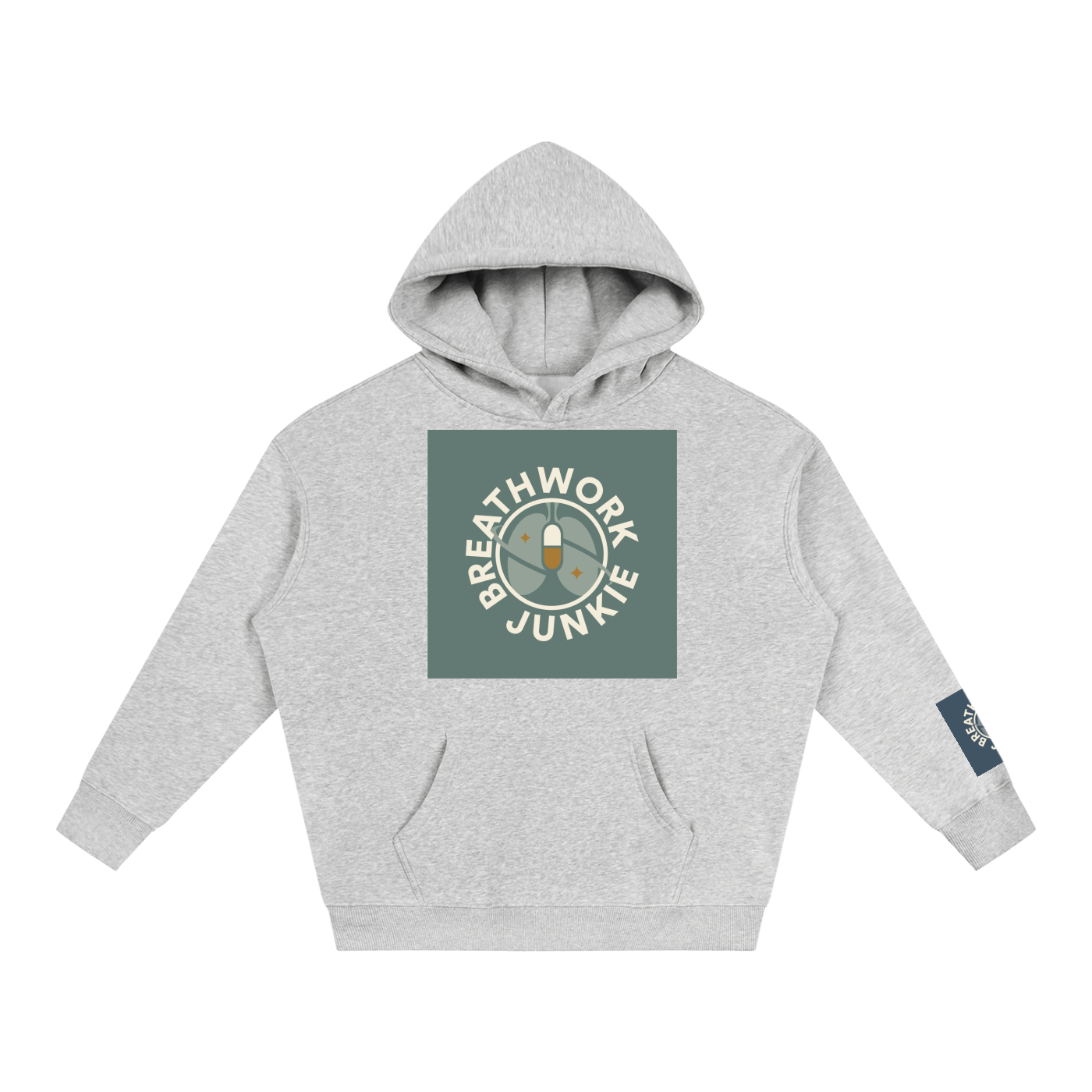 breathwork,junkie,hoodie,oversized