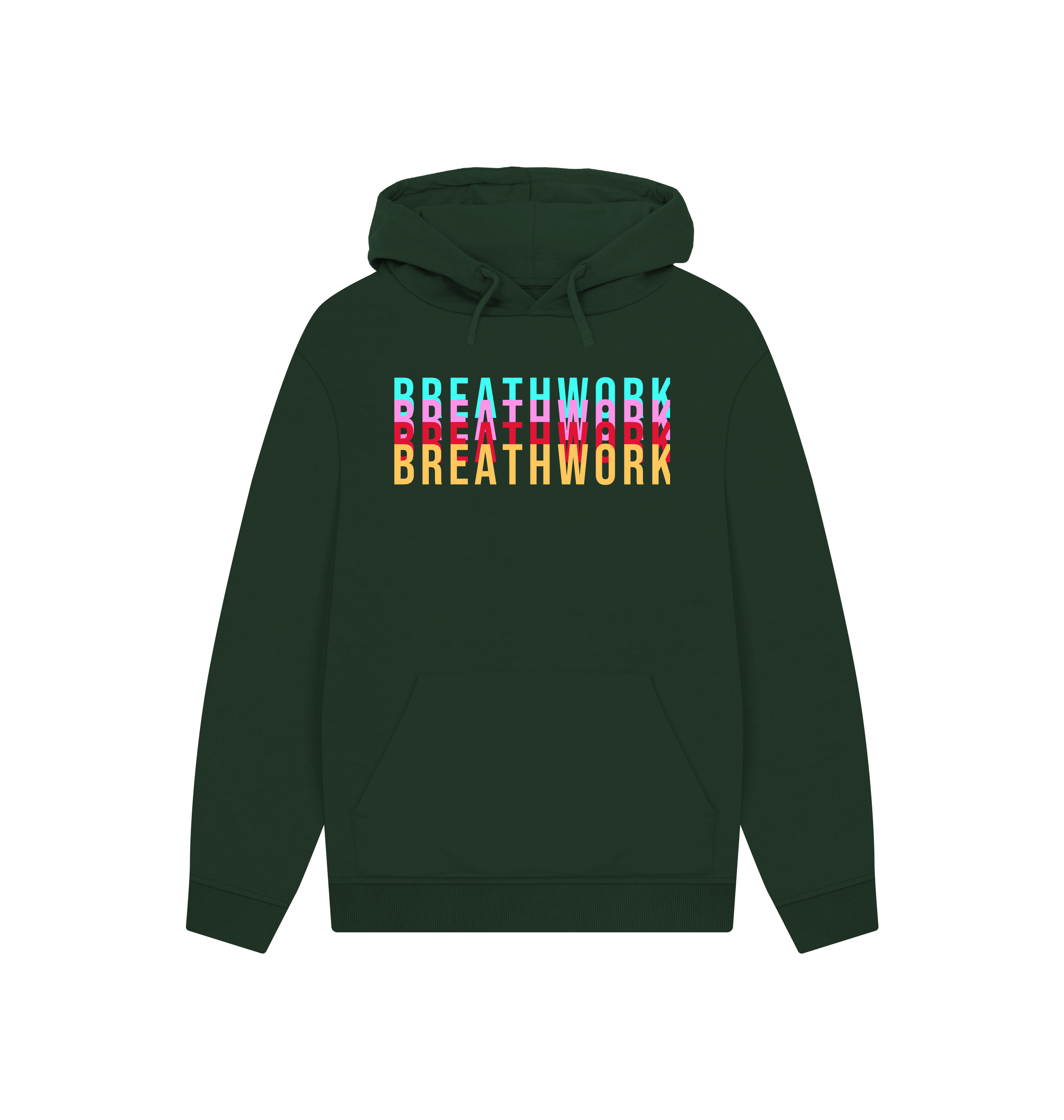 Evergreen Printed Hoody Front