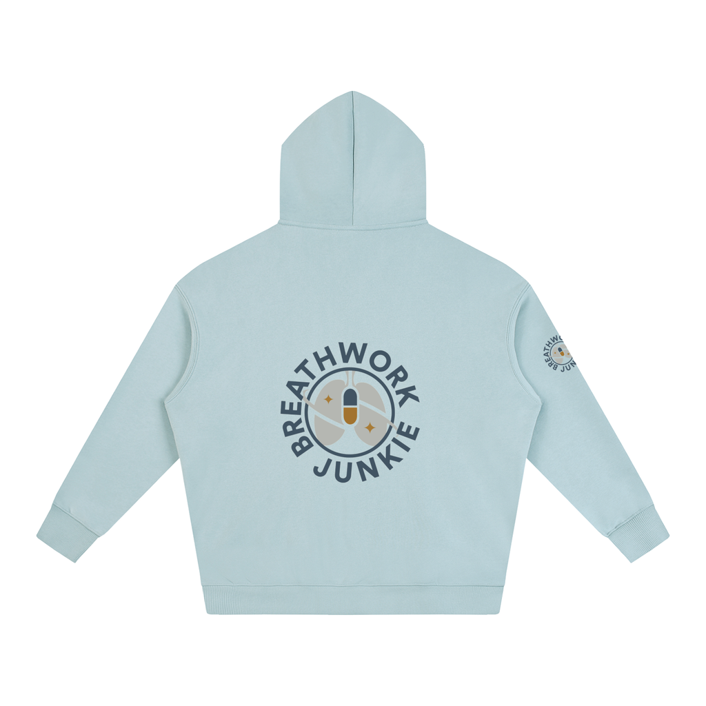 Breathwork Junkie Oversize Fleeced Hoodie
