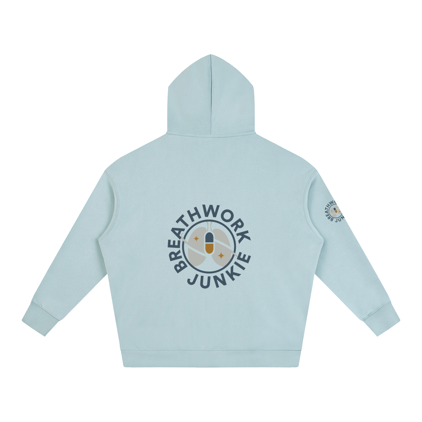 Breathwork Junkie Oversize Fleeced Hoodie