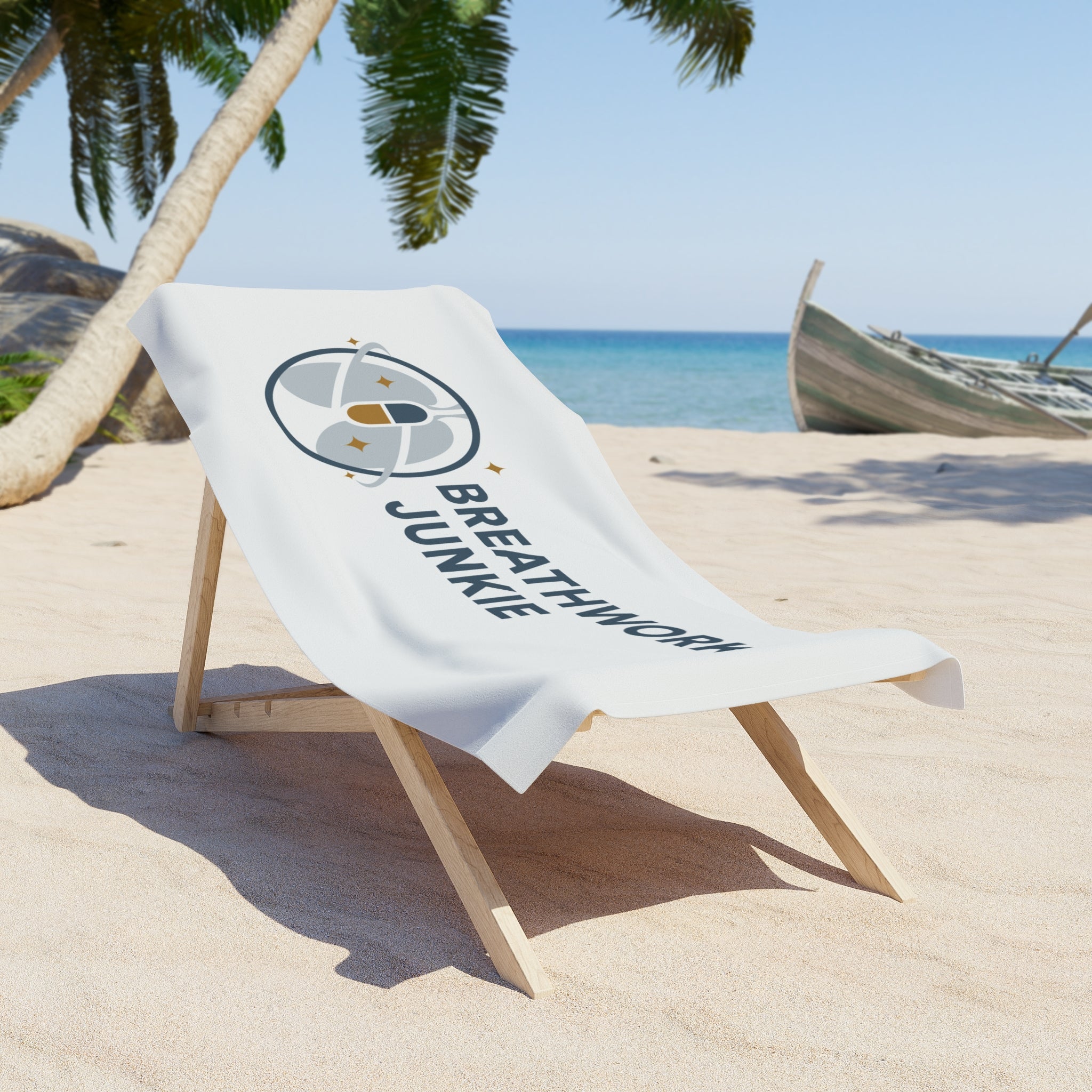 Breathwork Junkie Beach Towel