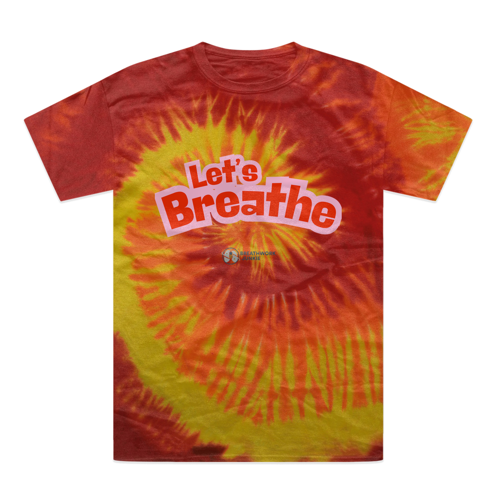 Lets Breathe Tie-Dye T-Shirt
