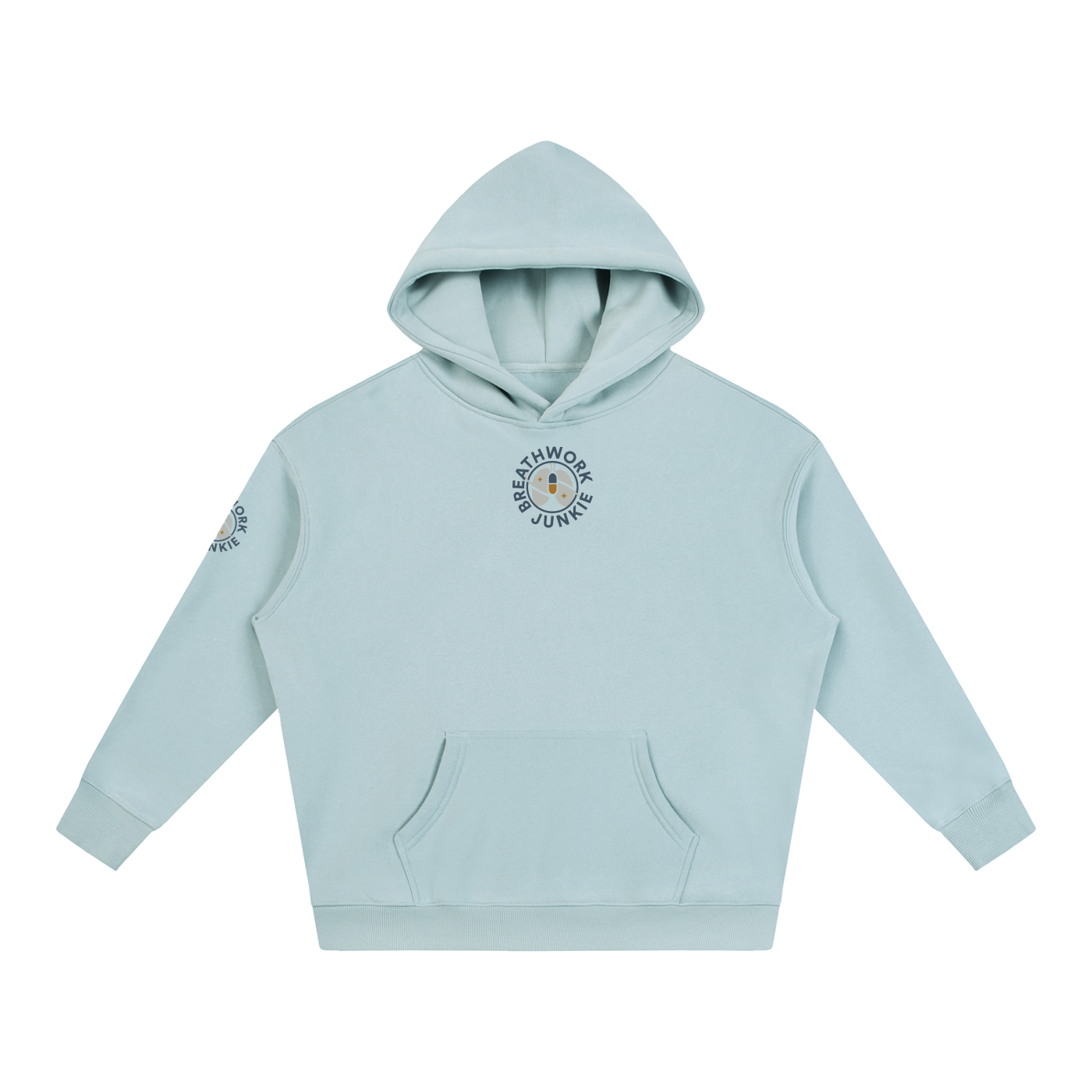 Breathwork Junkie Oversize Fleeced Hoodie