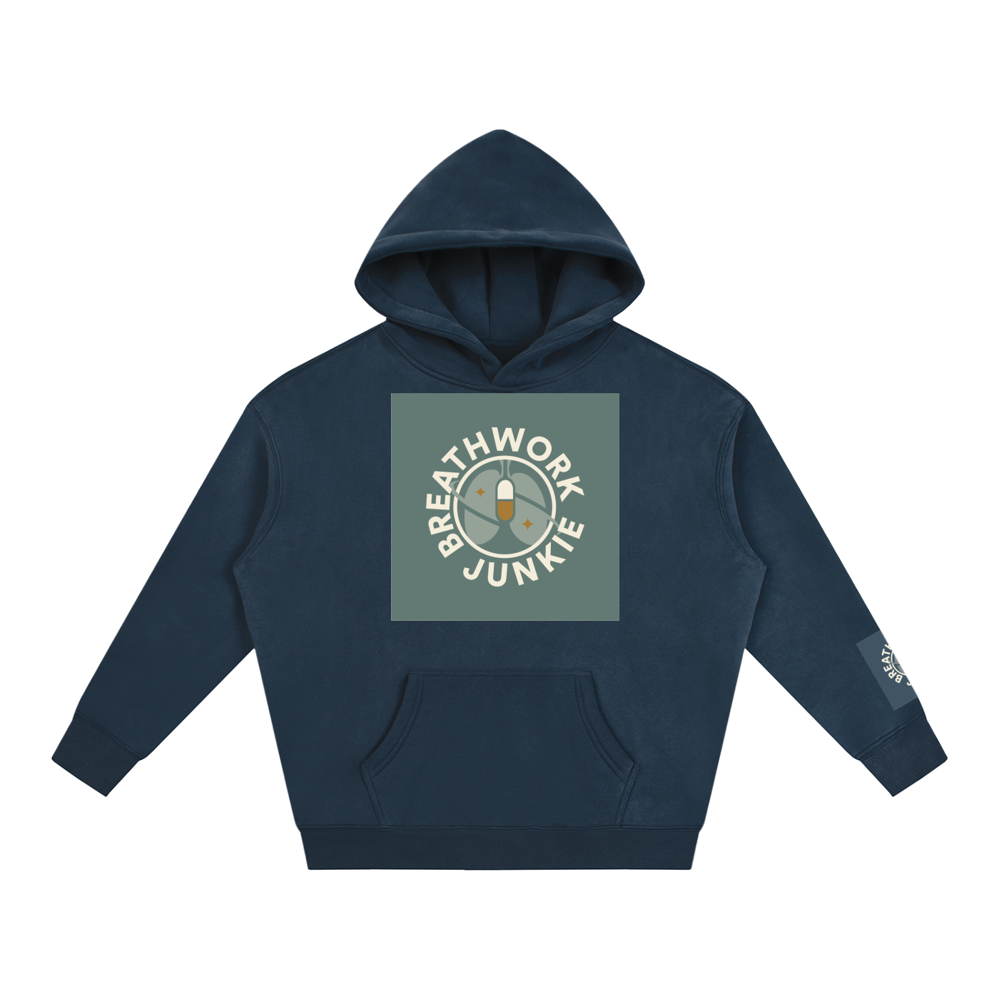 breathwork,junkie,hoodie,oversized