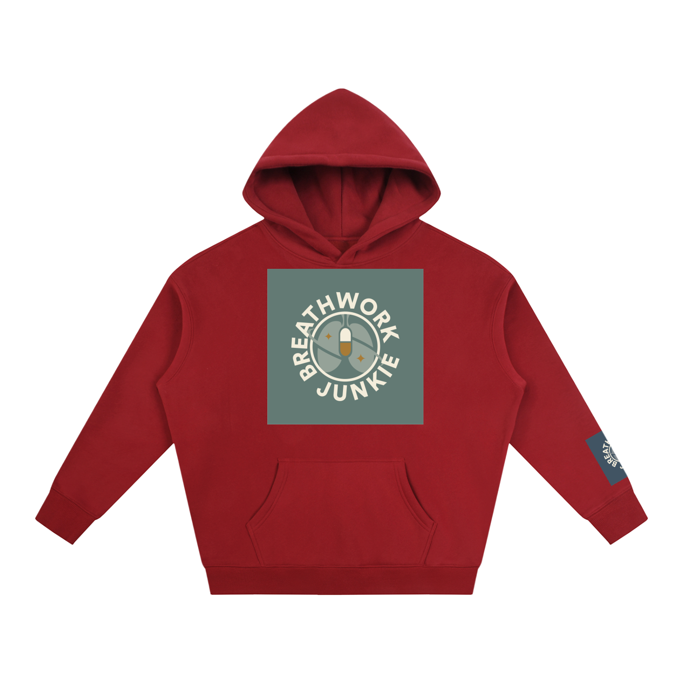breathwork,junkie,hoodie,oversized