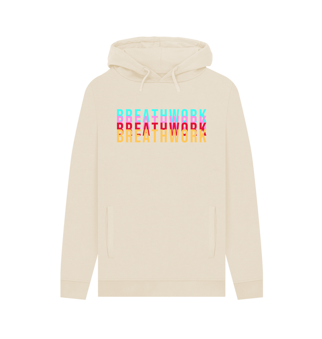 Oat Printed Hoody Front