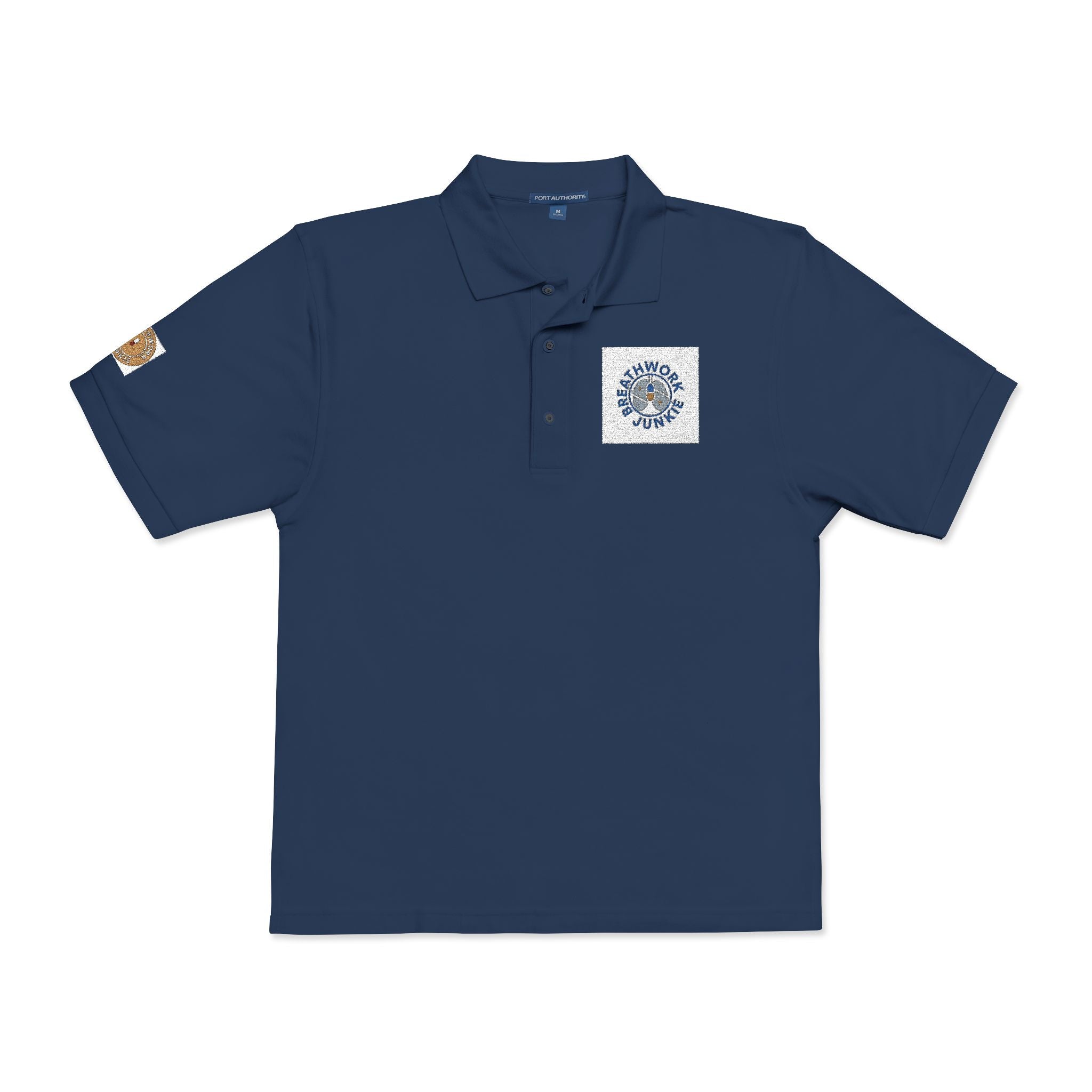 Embroidered Breathwork Logo Polo