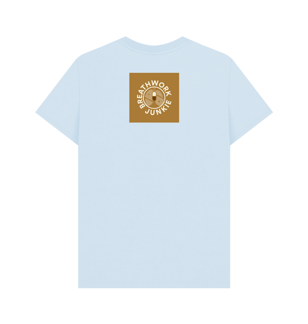 Sky Blue Printed T-shirt Back