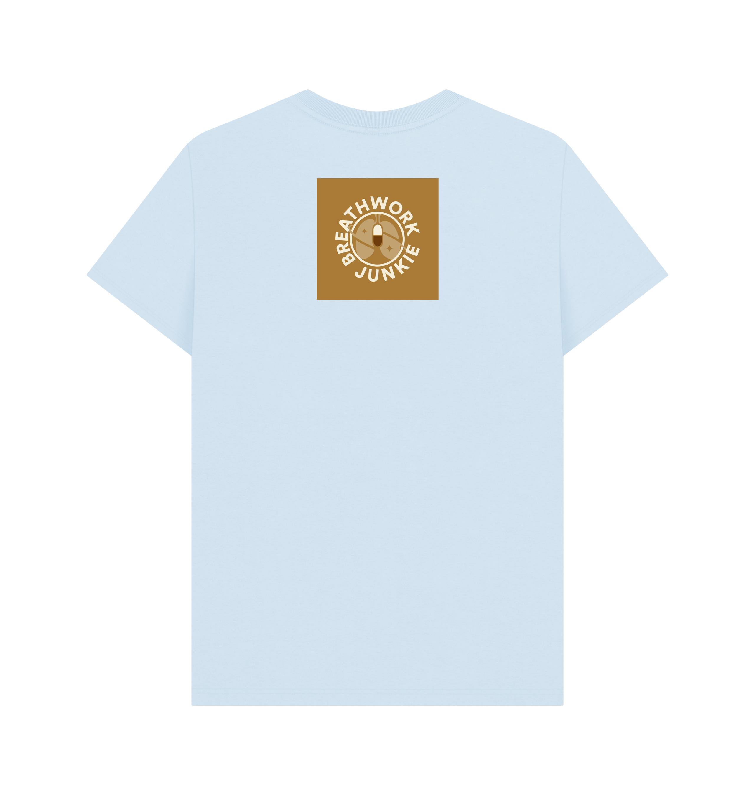 Sky Blue Printed T-shirt Back