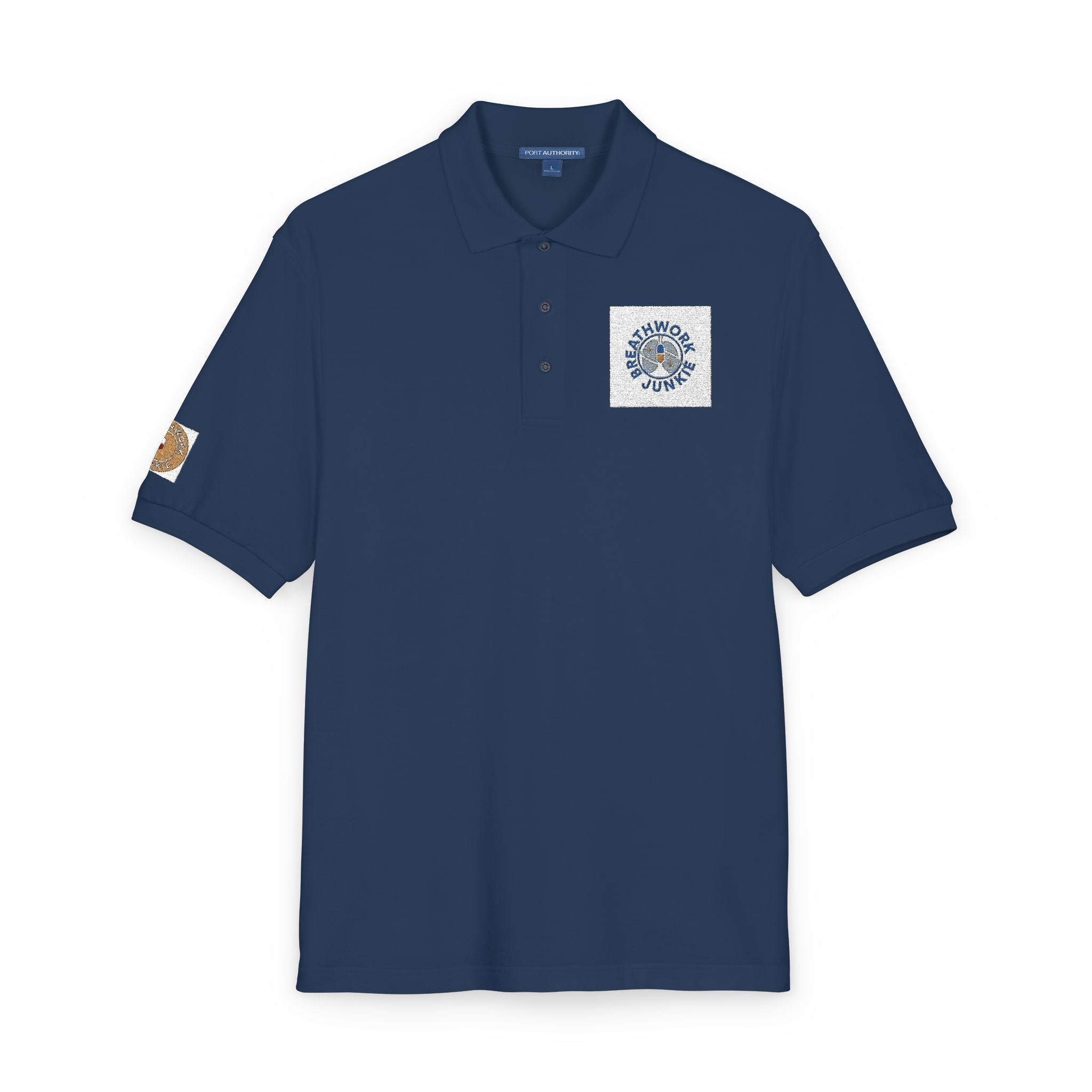 Embroidered Breathwork Logo Polo