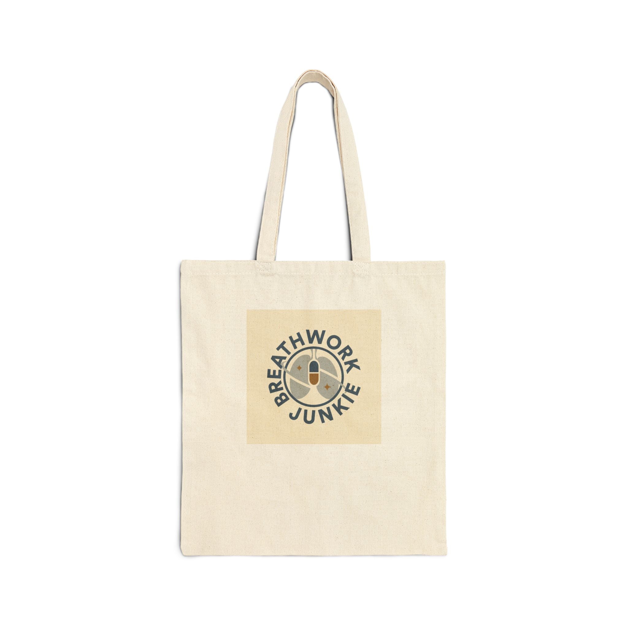 Breathwork Junkie Cotton Tote Bag