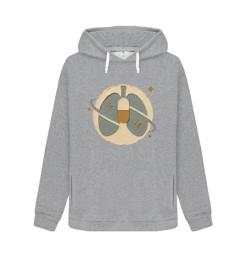 Athletic Grey Printed Sweater Front