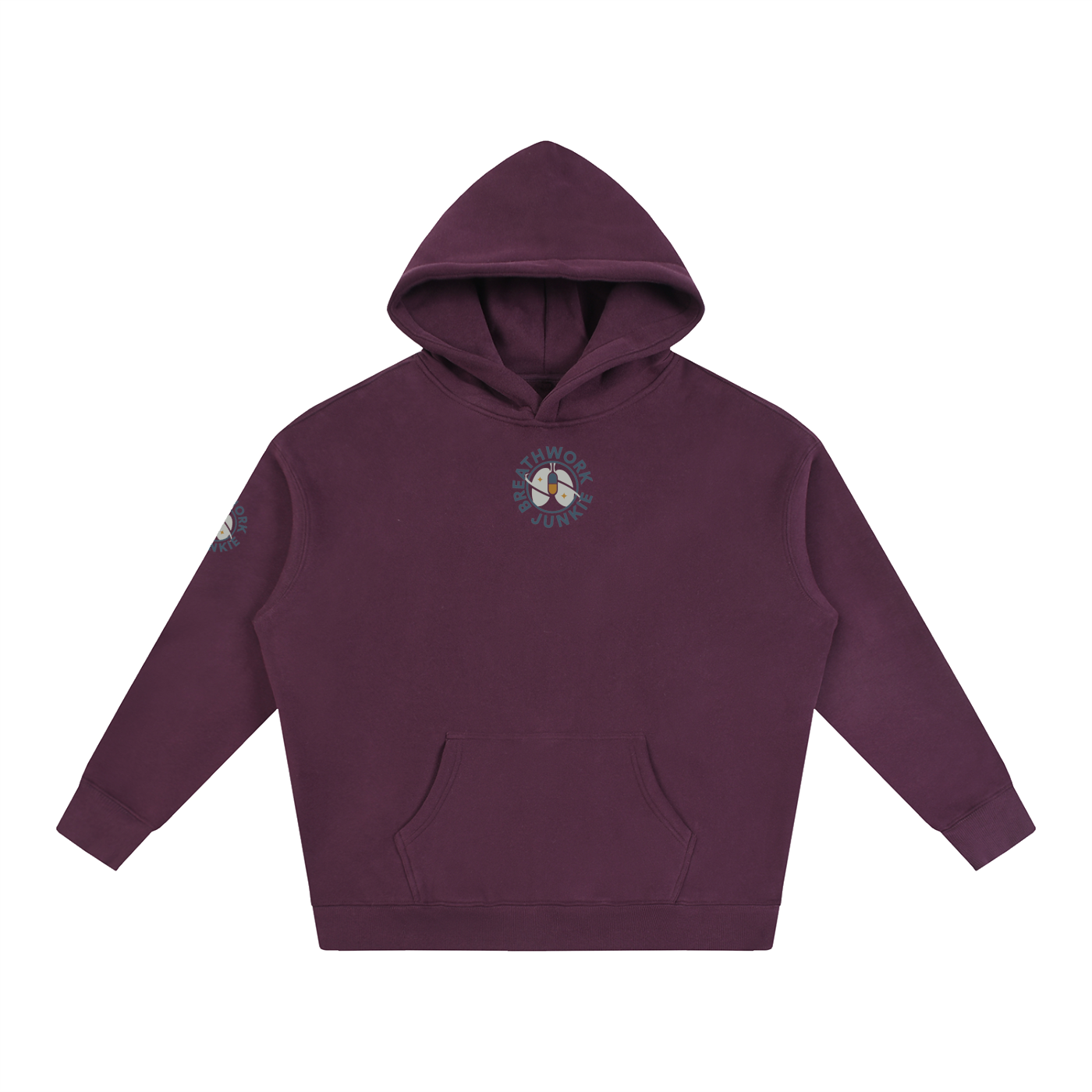 Breathwork Junkie Oversize Fleeced Hoodie