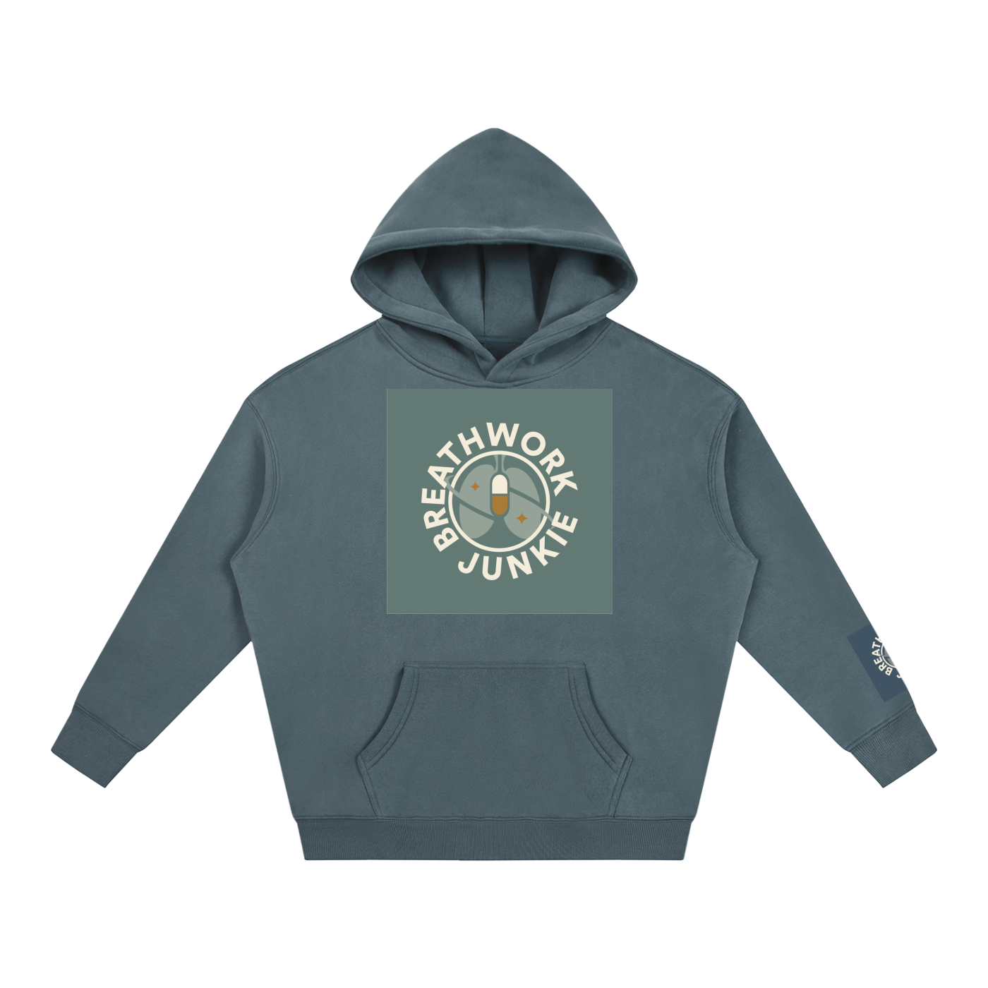 breathwork,junkie,hoodie,oversized