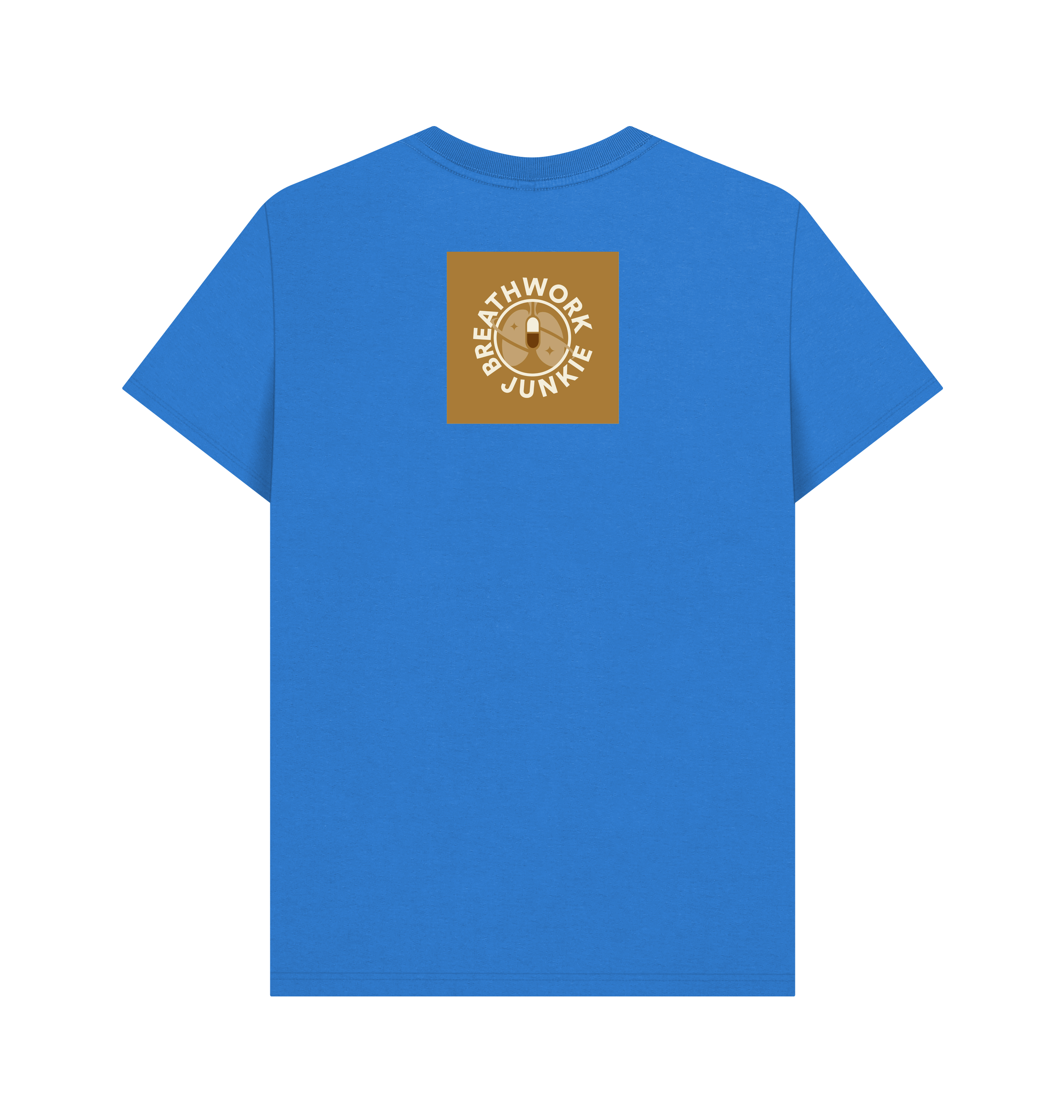 Bright Blue Printed T-shirt Back
