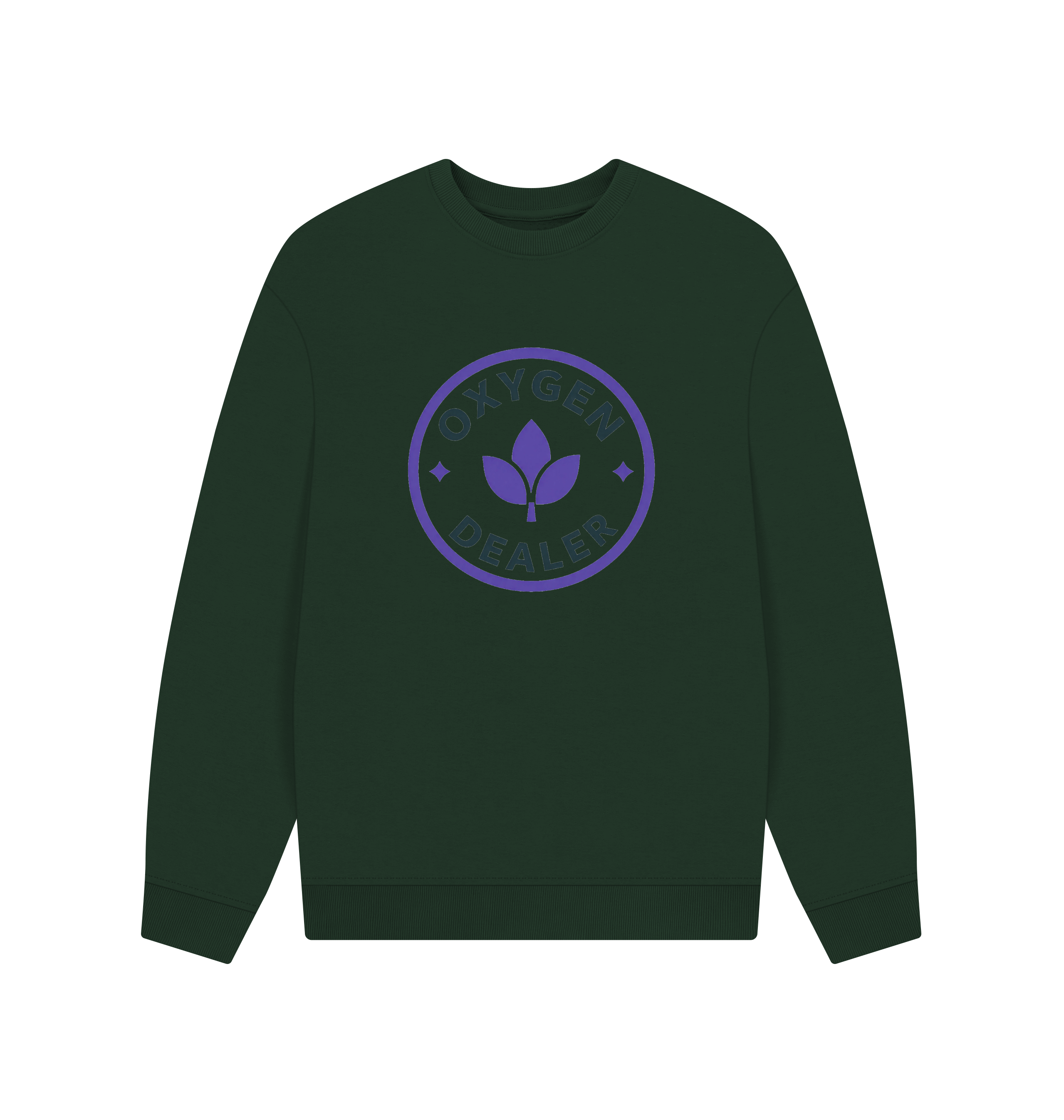Evergreen Printed Sweater Front