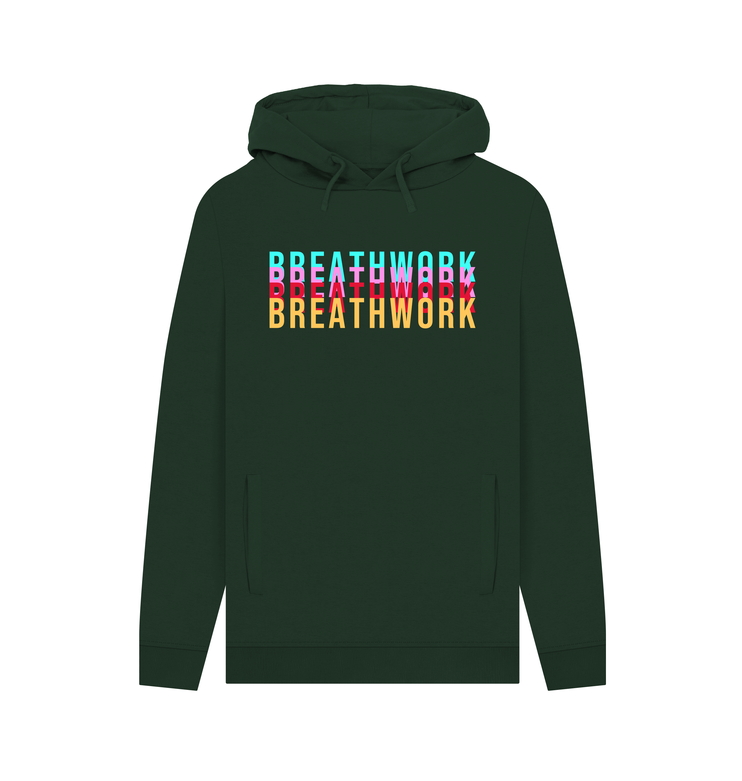 Evergreen Printed Hoody Front
