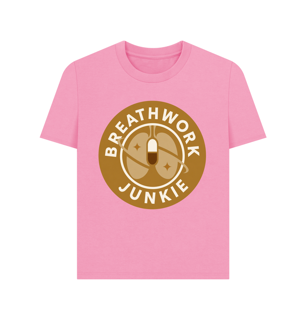 Rose Pink Printed T-shirt Front