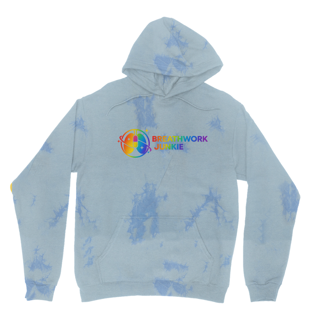 Breathwork Logo Tie Dye Hoodie