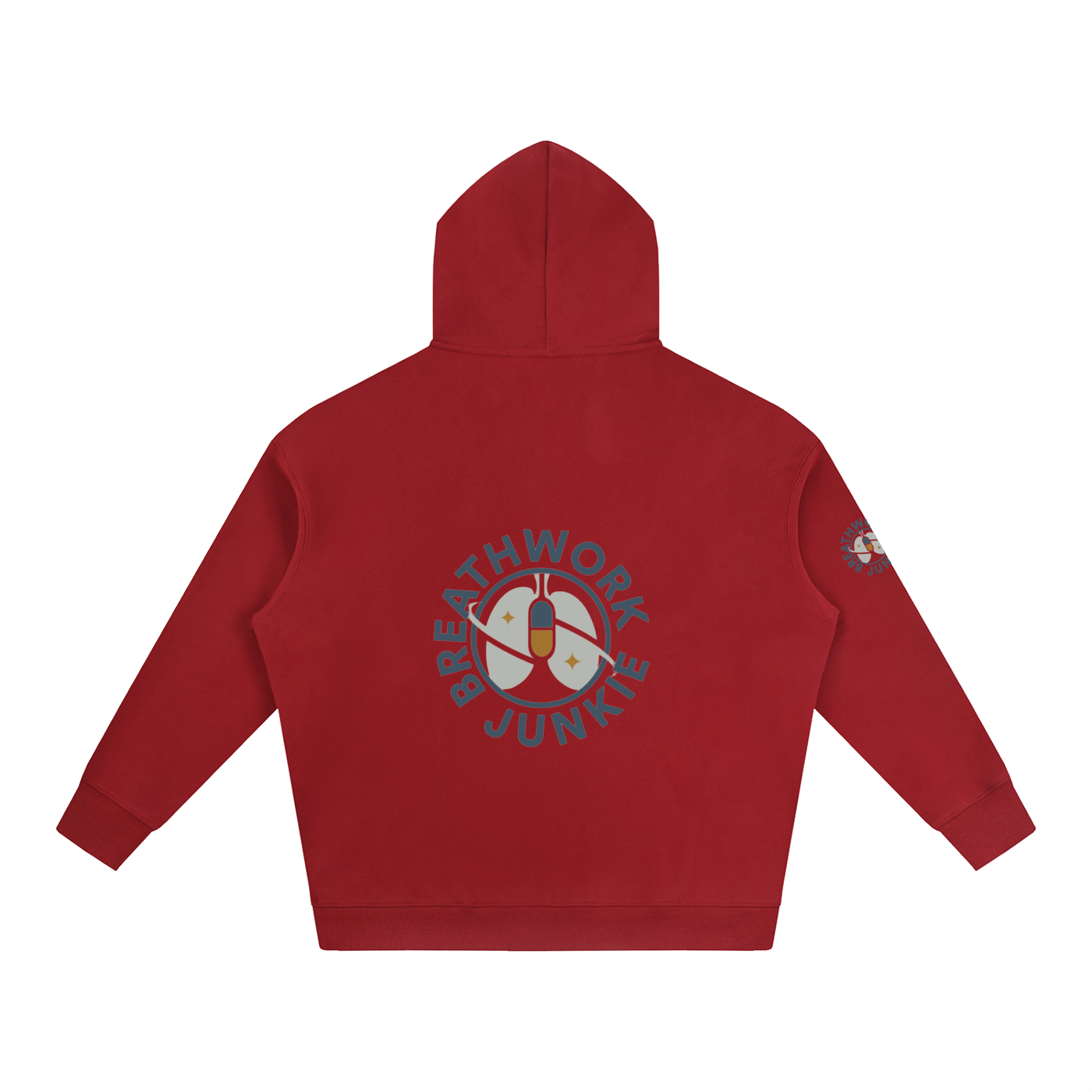 Breathwork Junkie Oversize Fleeced Hoodie