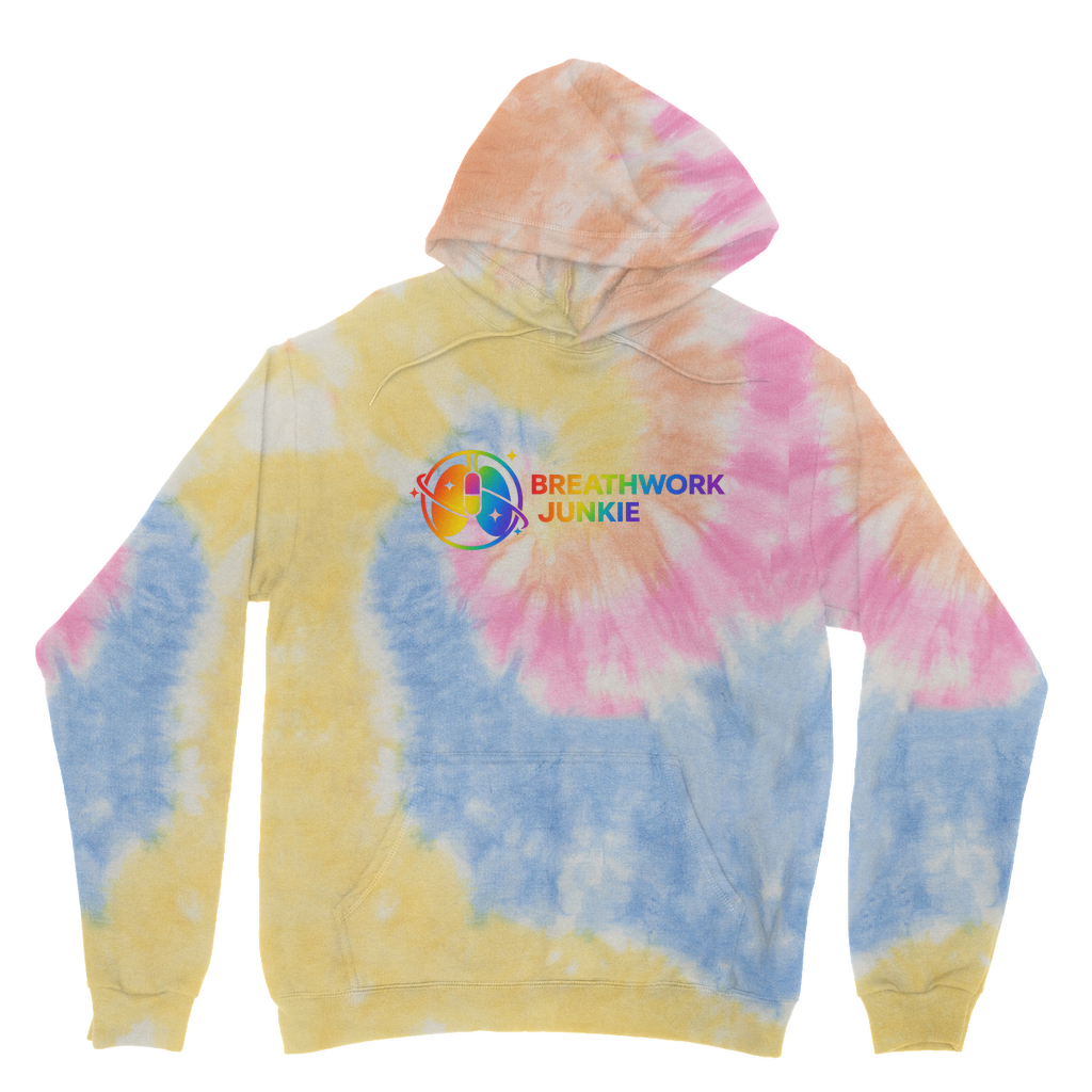 Breathwork Logo Tie Dye Hoodie