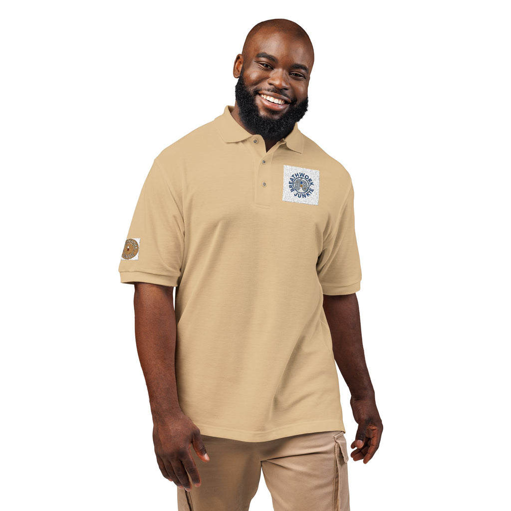 Embroidered Breathwork Logo Polo